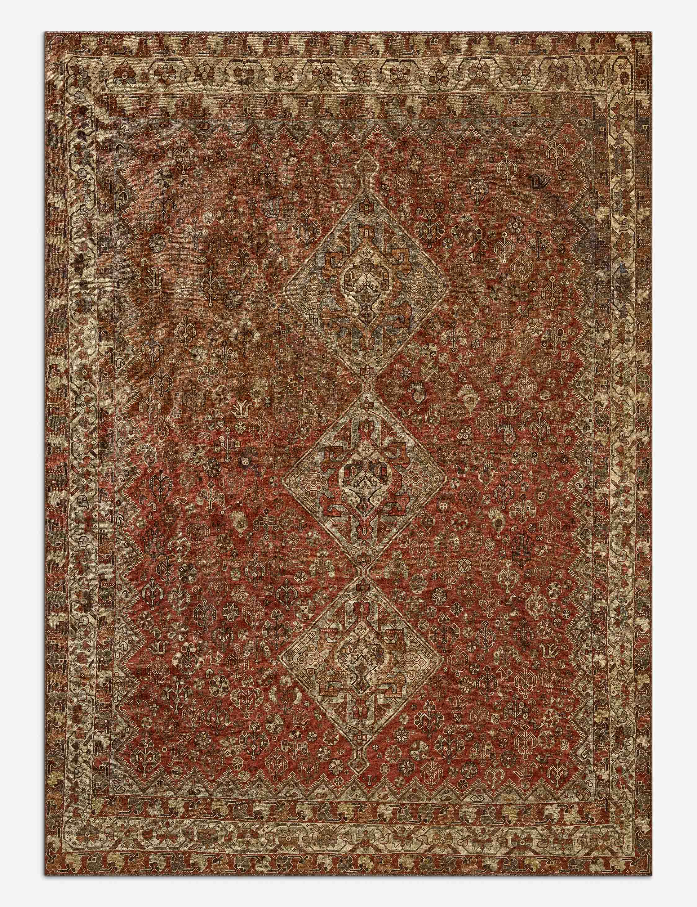 Lulu and Georgia - Vintage Turkish Hand - Knotted Wool Rug No. 611, 6'1" x 9'3"