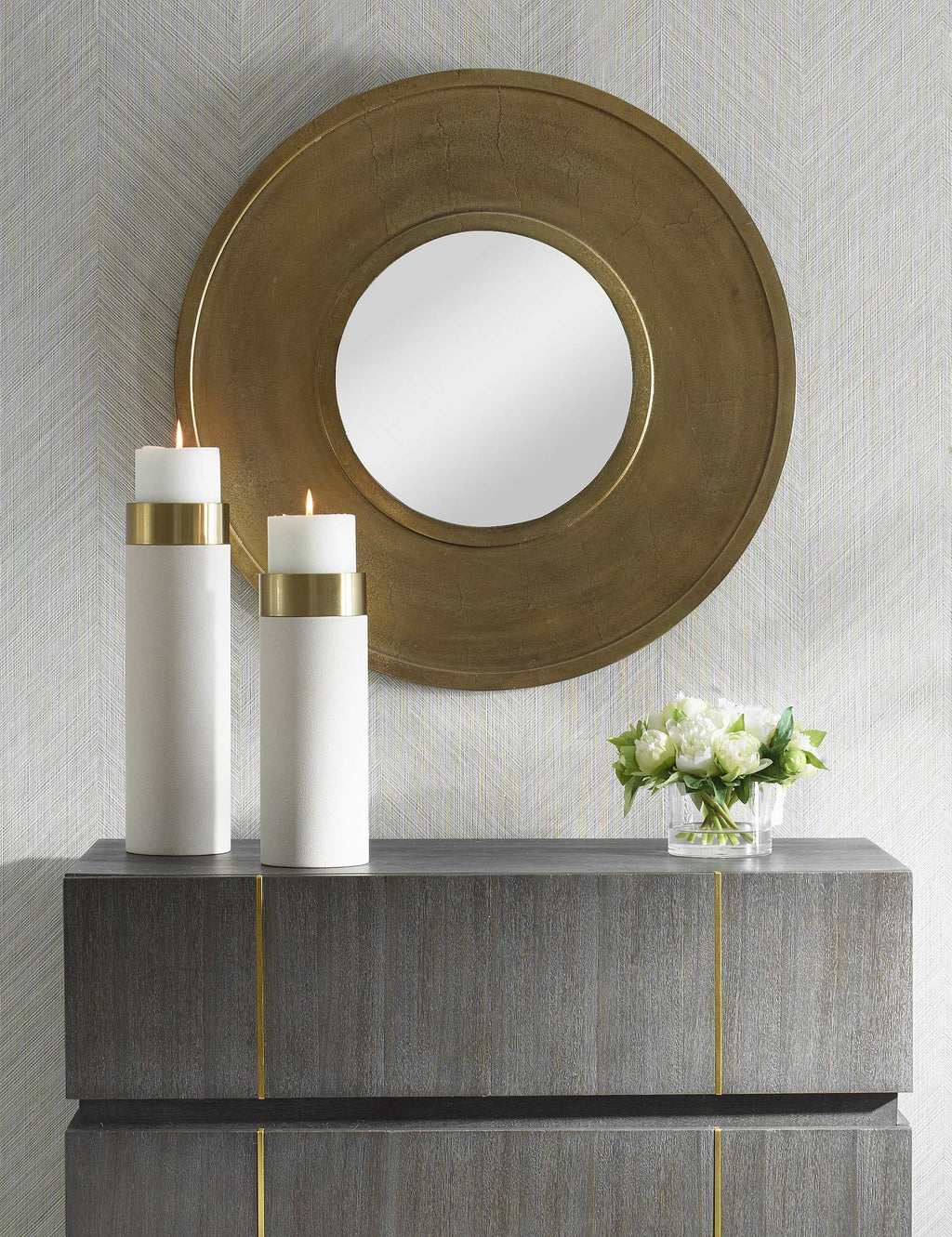 Lulu and Georgia - Colman Round Mirror