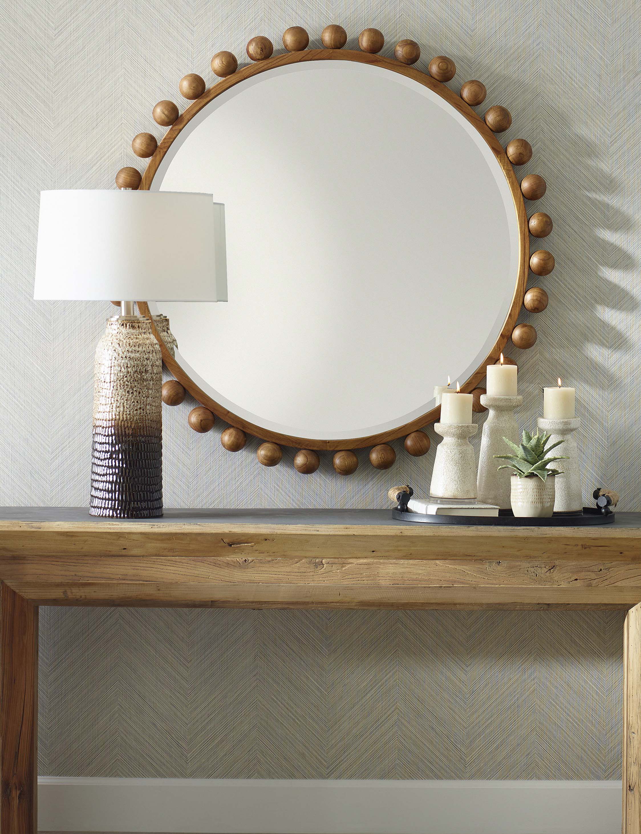 Lulu and Georgia - Pechet Round Mirror
