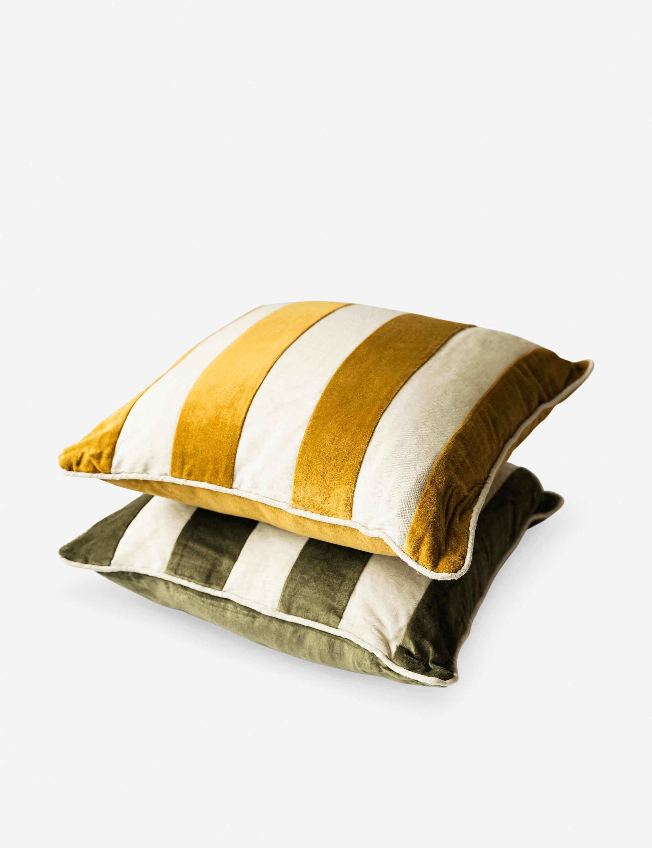 Lulu and Georgia - Borroto Velvet Stripe Pillow