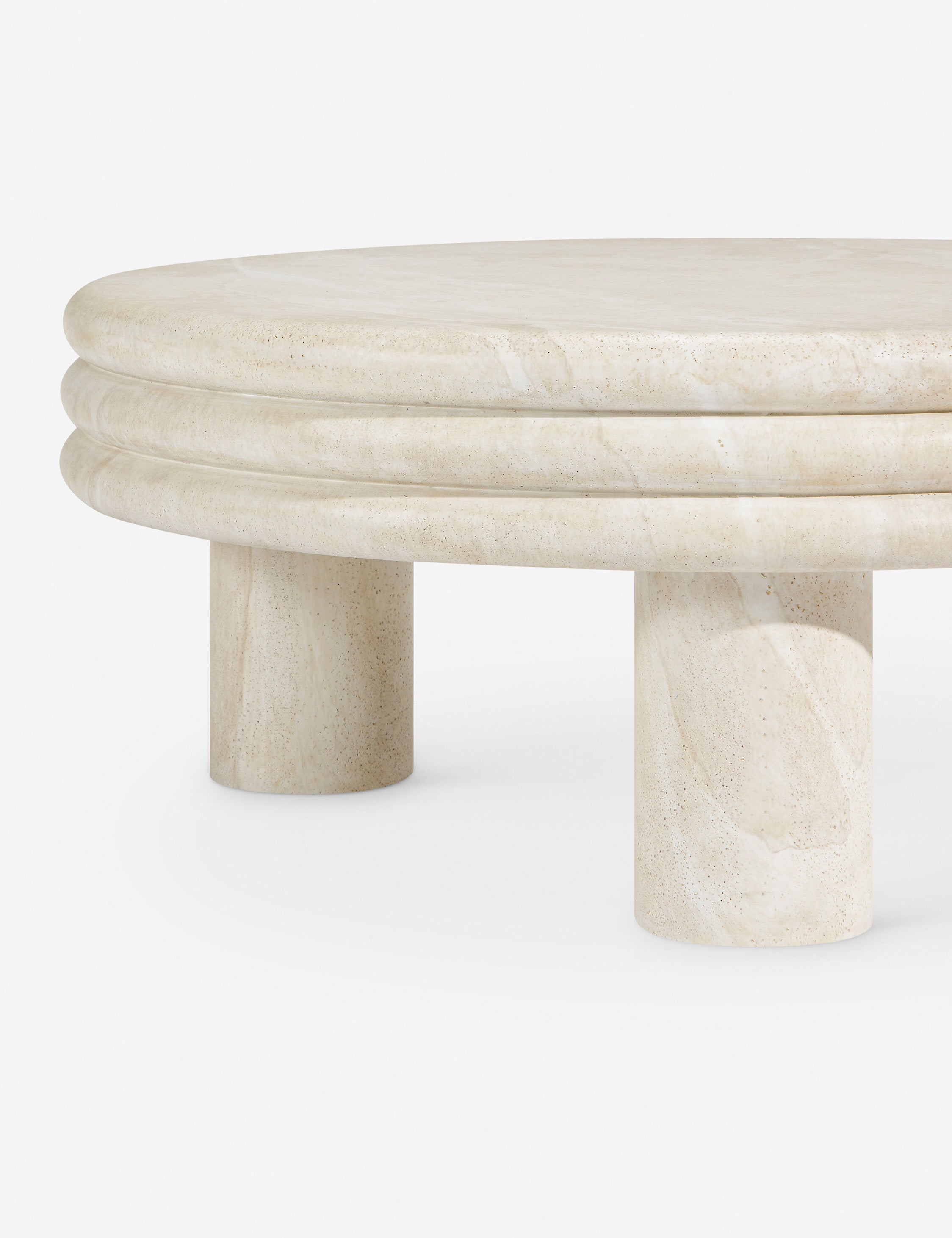 Lulu and Georgia - Brittny Round Coffee Table by Button Atelier x Co.House Designs