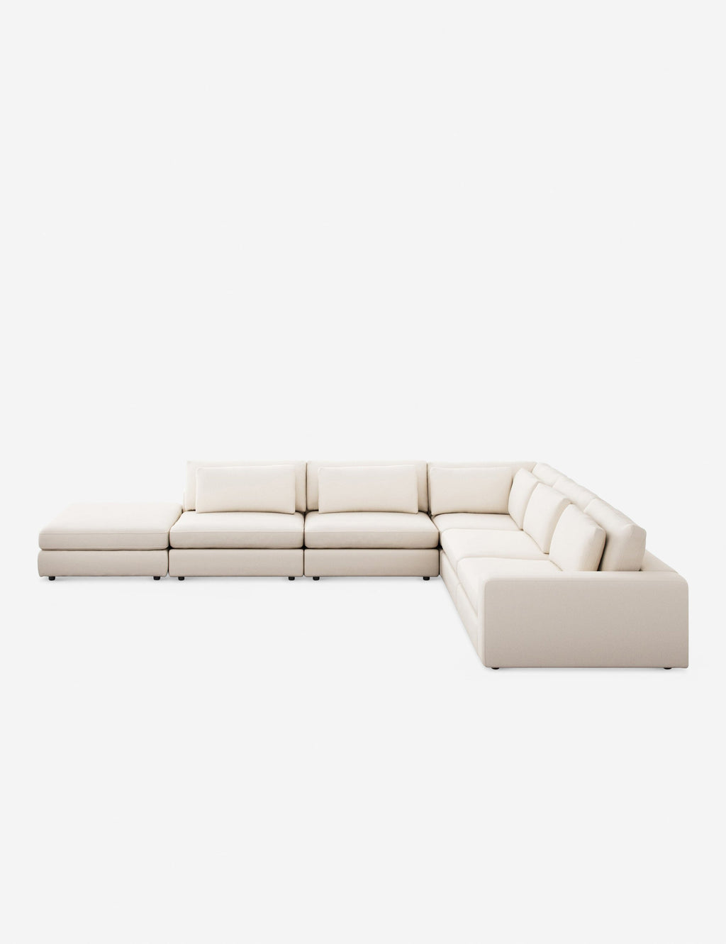 Lulu and Georgia - Creswell 5 - Piece Sectional Sofa with Ottoman