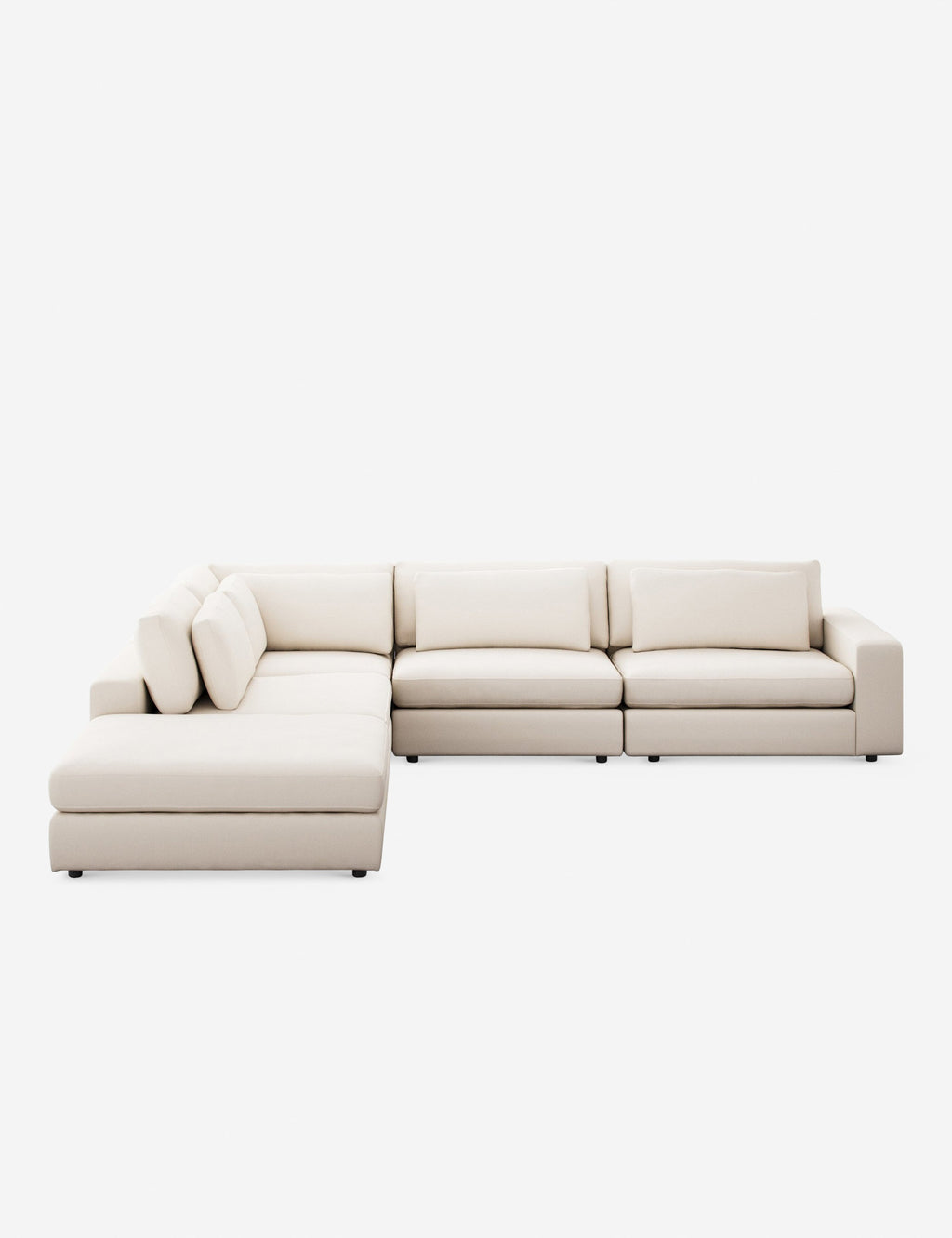 Lulu and Georgia - Creswell 4 - Piece Sectional Sofa with Ottoman