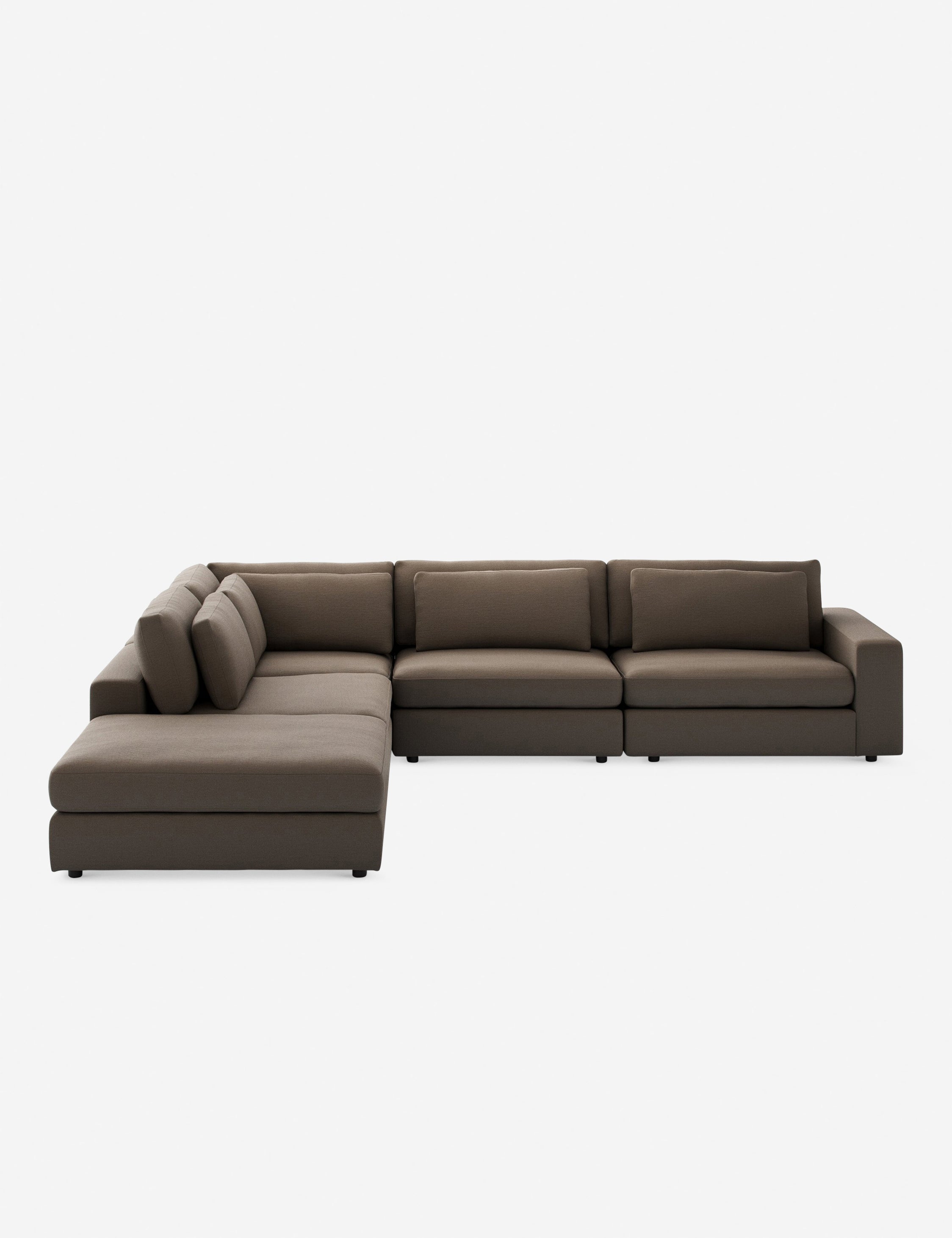 Lulu and Georgia - Creswell 4 - Piece Sectional Sofa with Ottoman