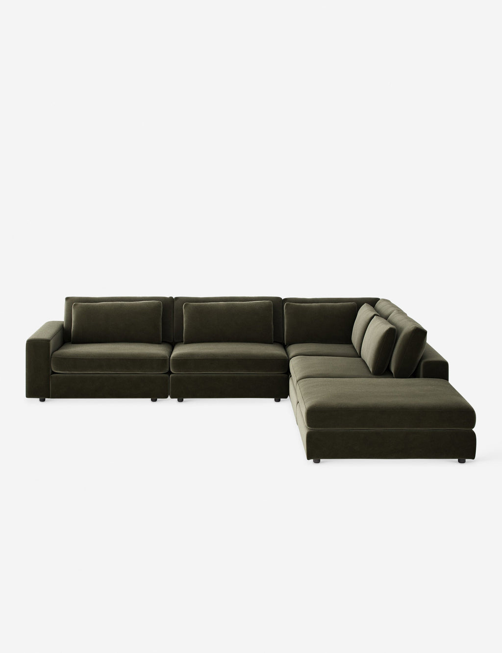 Lulu and Georgia - Creswell 4 - Piece Sectional Sofa with Ottoman