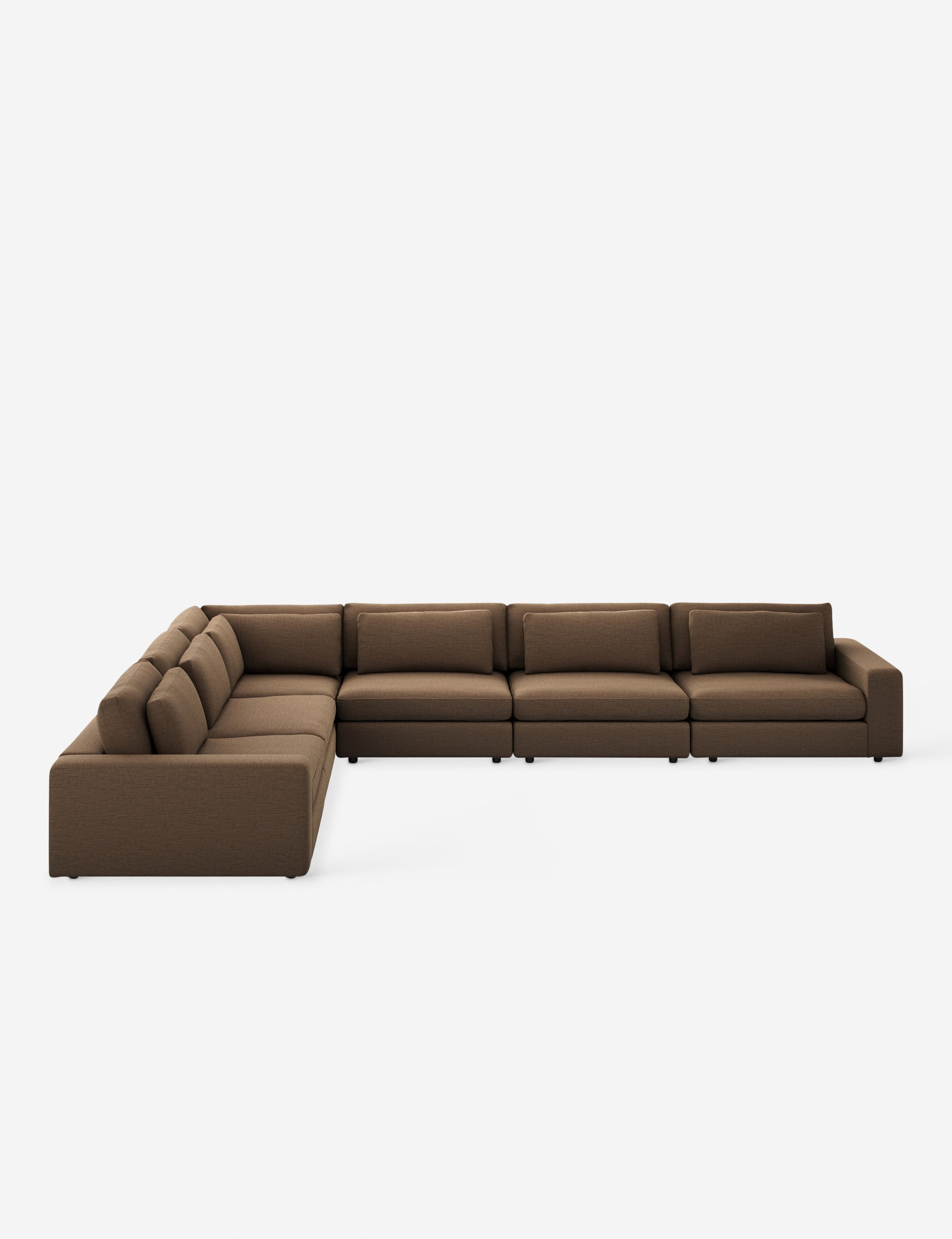 Lulu and Georgia - Creswell 6 - Piece Corner Sectional Sofa