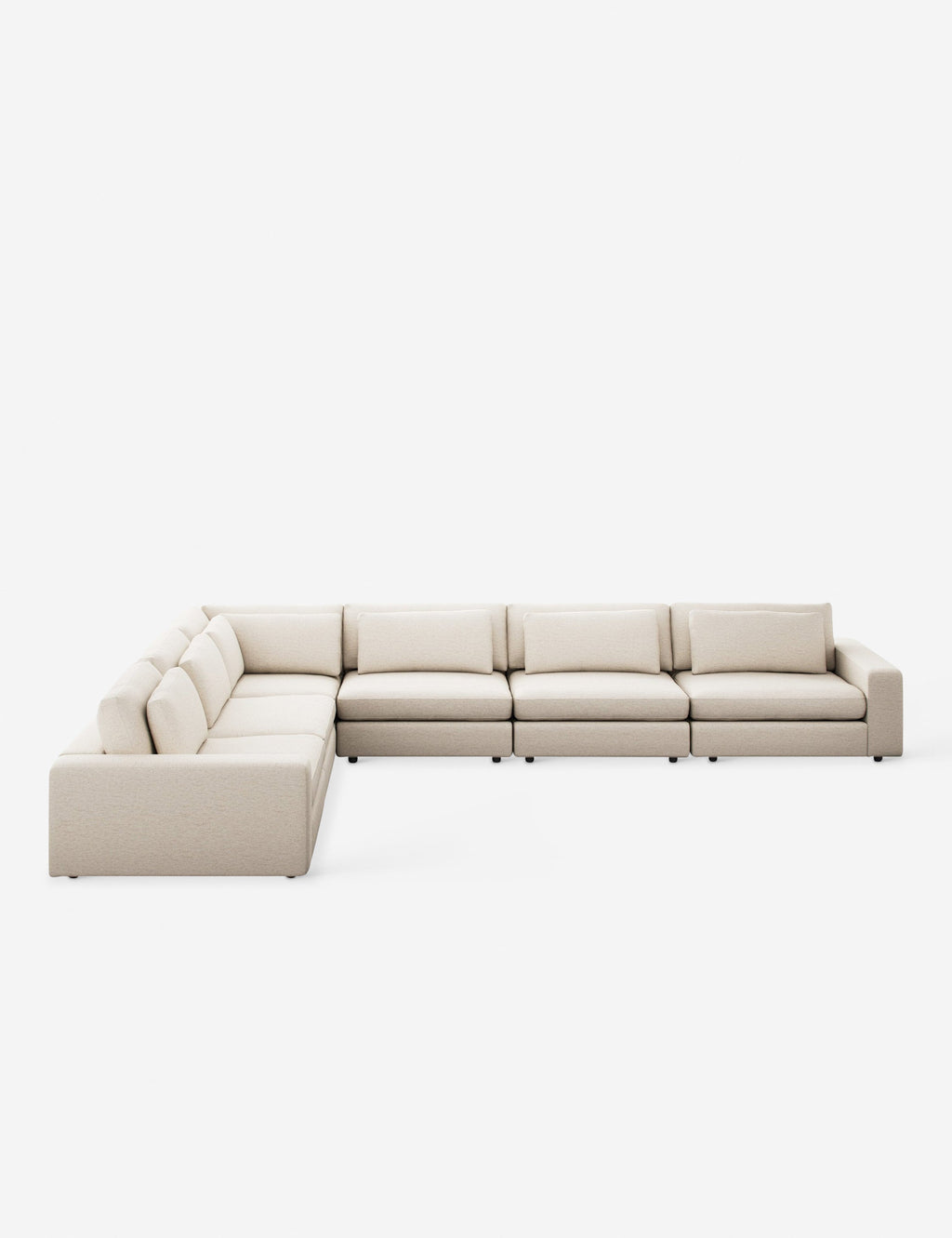 Lulu and Georgia - Creswell 6 - Piece Corner Sectional Sofa
