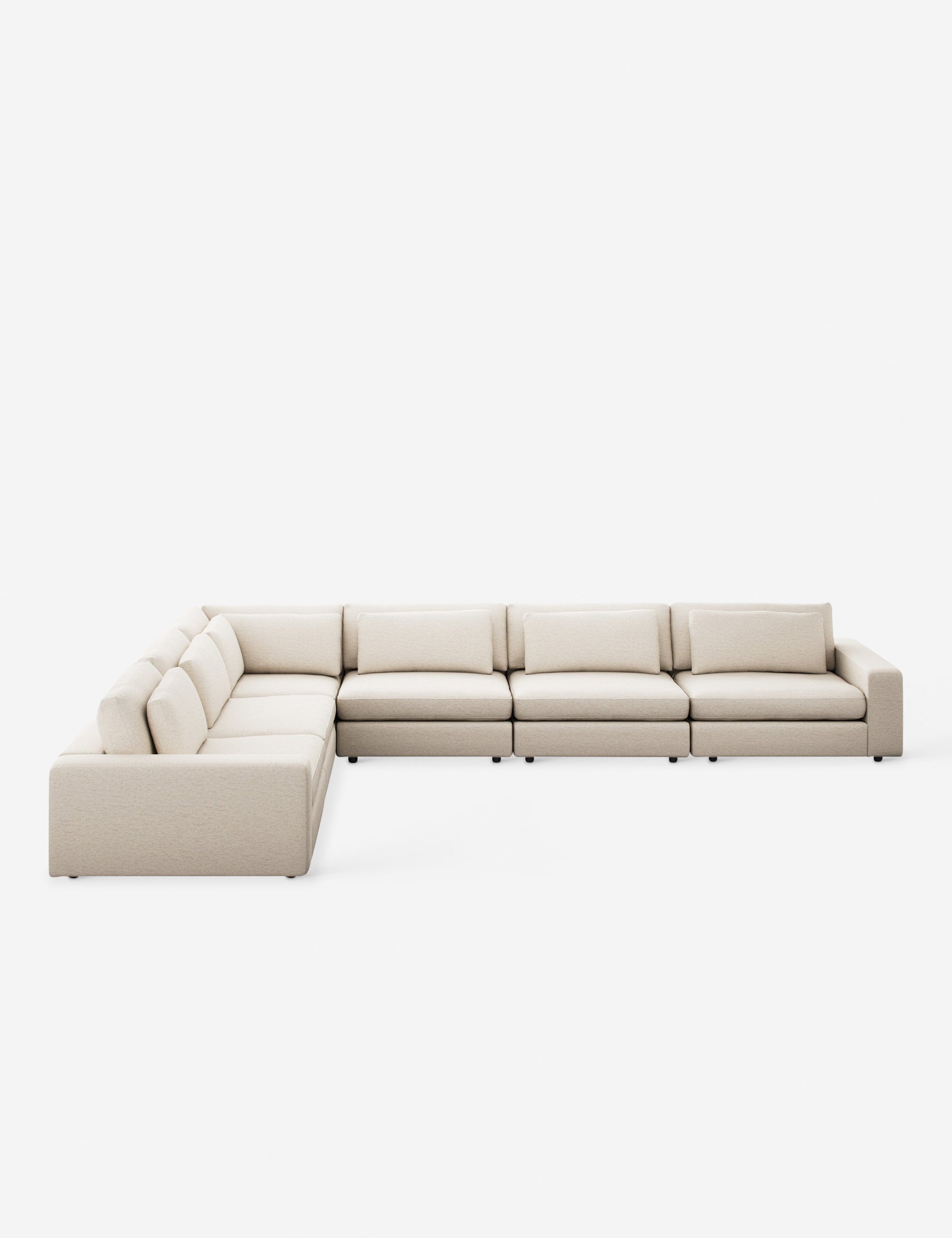Lulu and Georgia - Creswell 6 - Piece Corner Sectional Sofa
