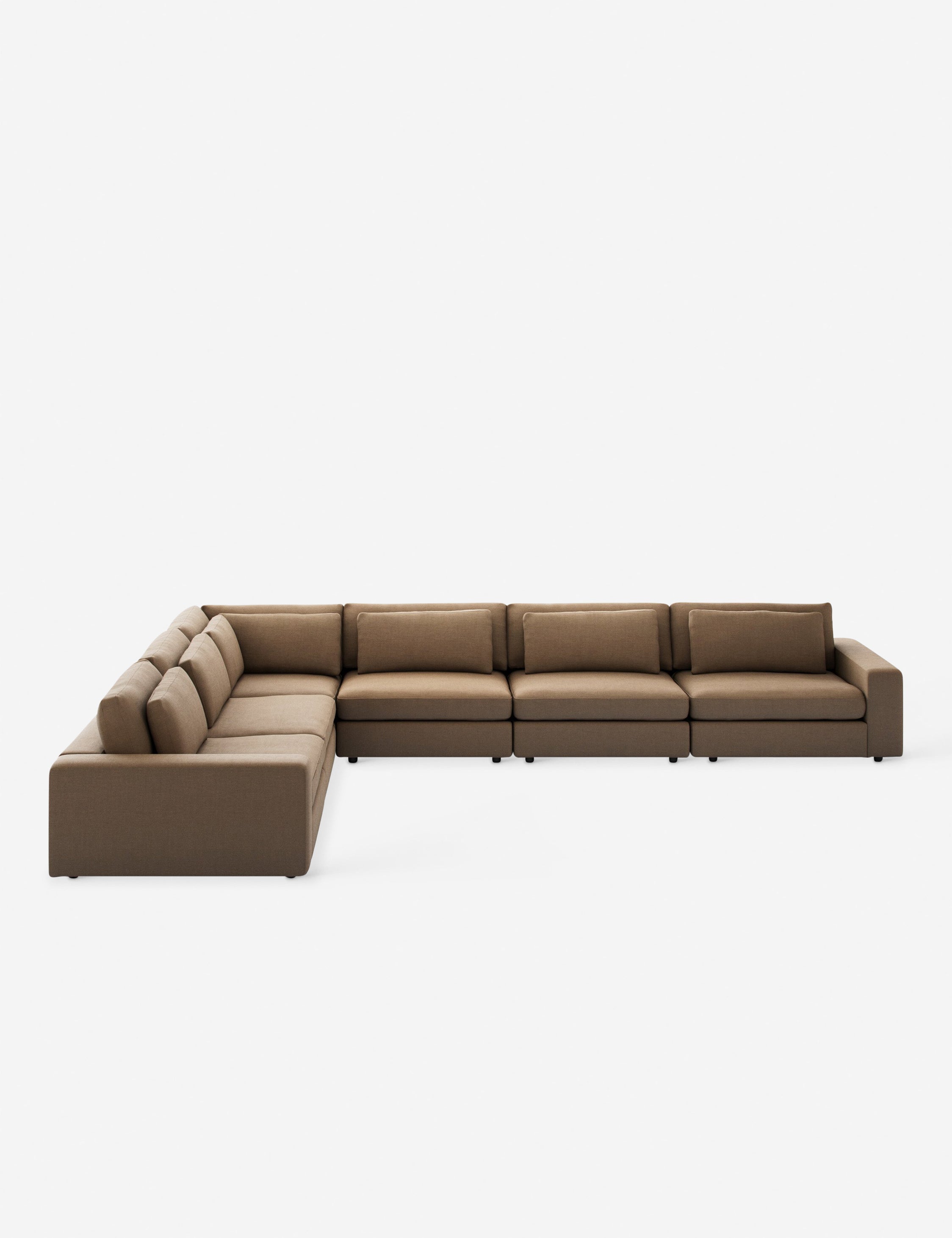 Lulu and Georgia - Creswell 6 - Piece Corner Sectional Sofa
