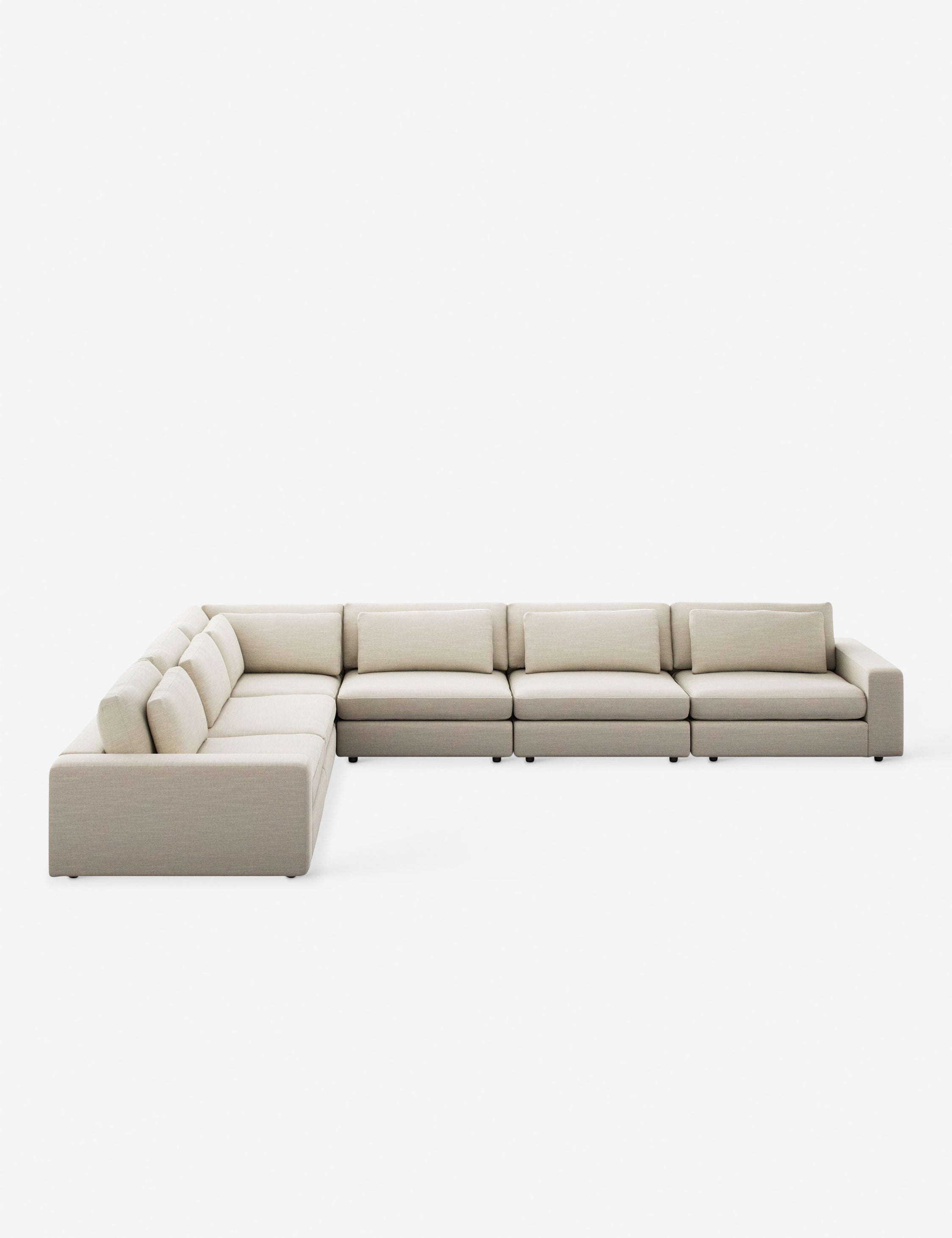 Lulu and Georgia - Creswell 6 - Piece Corner Sectional Sofa