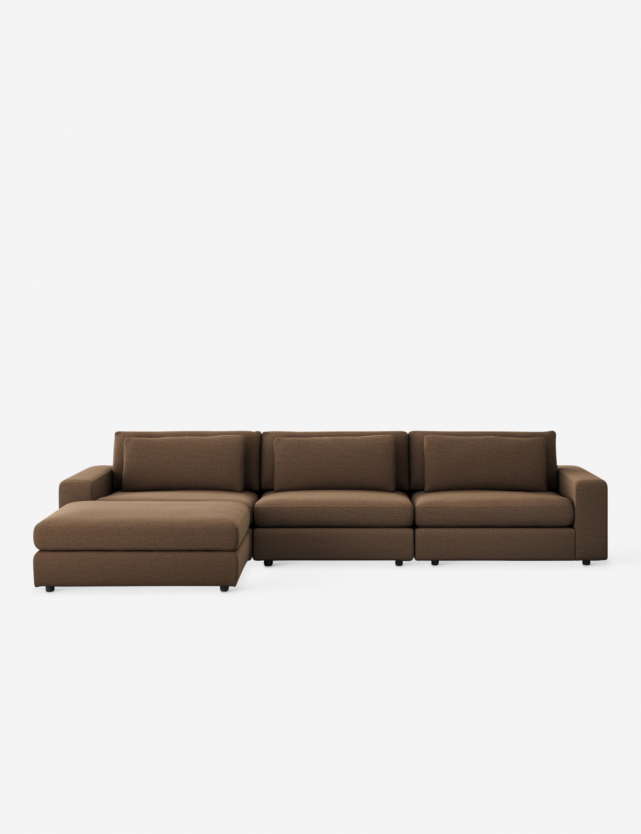Lulu and Georgia - Creswell Modular 3 - Piece Sectional Sofa with Ottoman
