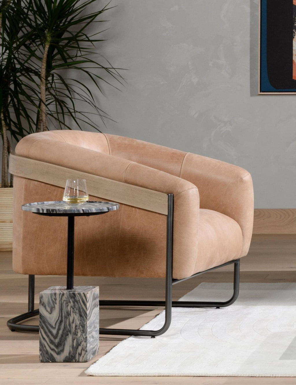 Lulu and Georgia - Gianni Leather Accent Chair
