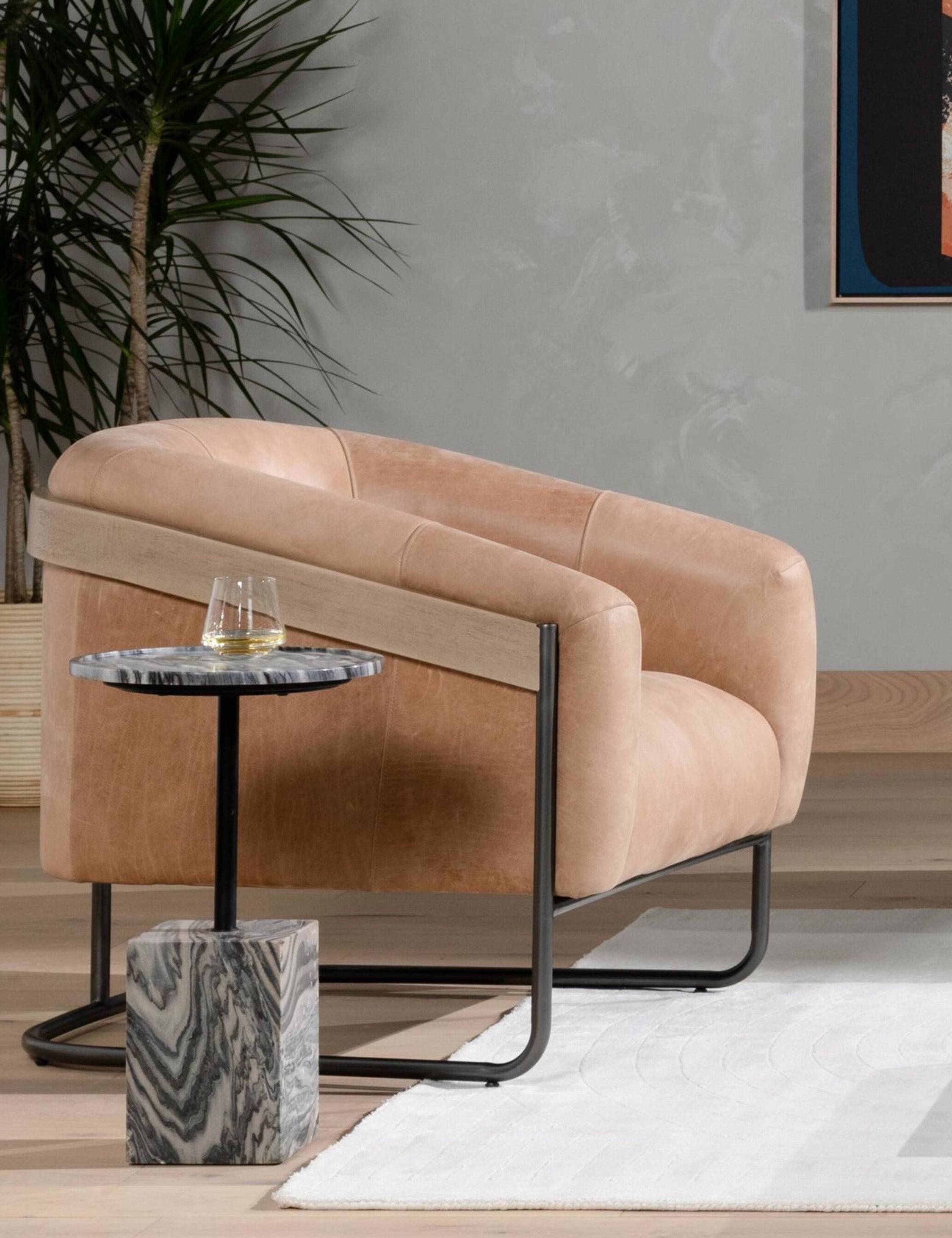 Lulu and Georgia - Gianni Leather Accent Chair
