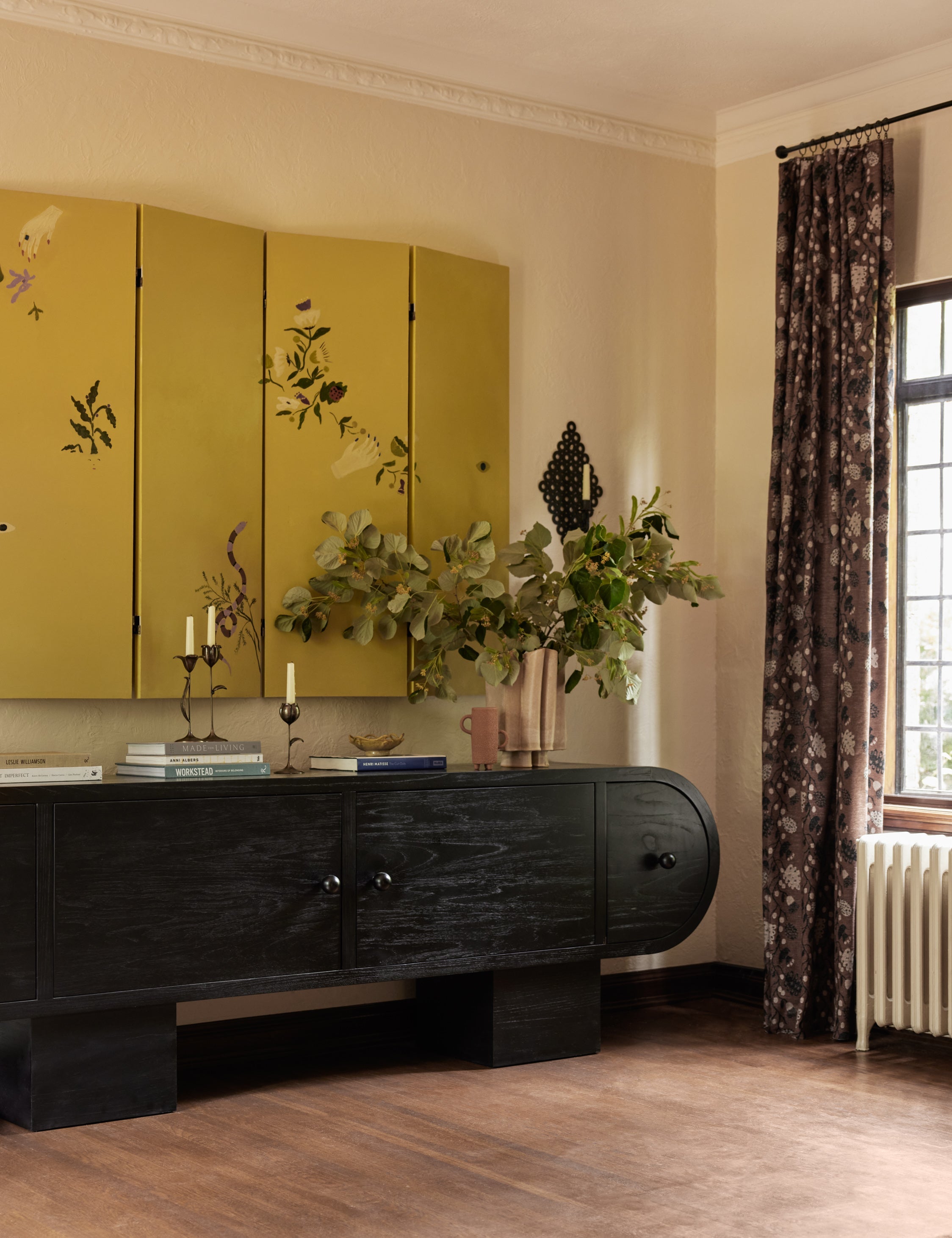 Lulu and Georgia - Vini Botanical Jacquard Curtain Panel by Sarah Sherman Samuel