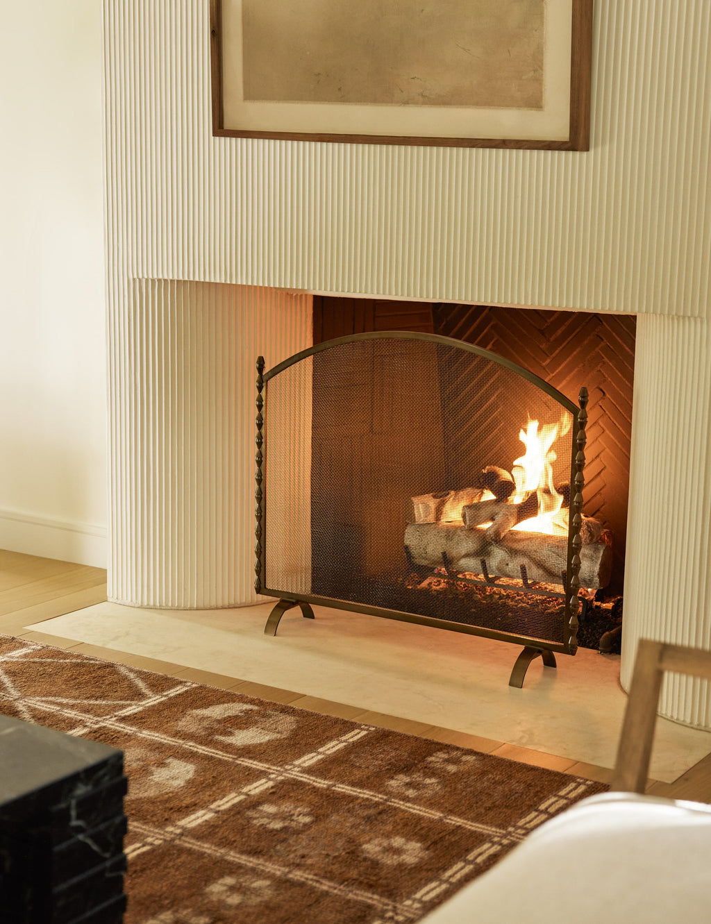 Lulu and Georgia - Topia Fireplace Screen by Ginny Macdonald