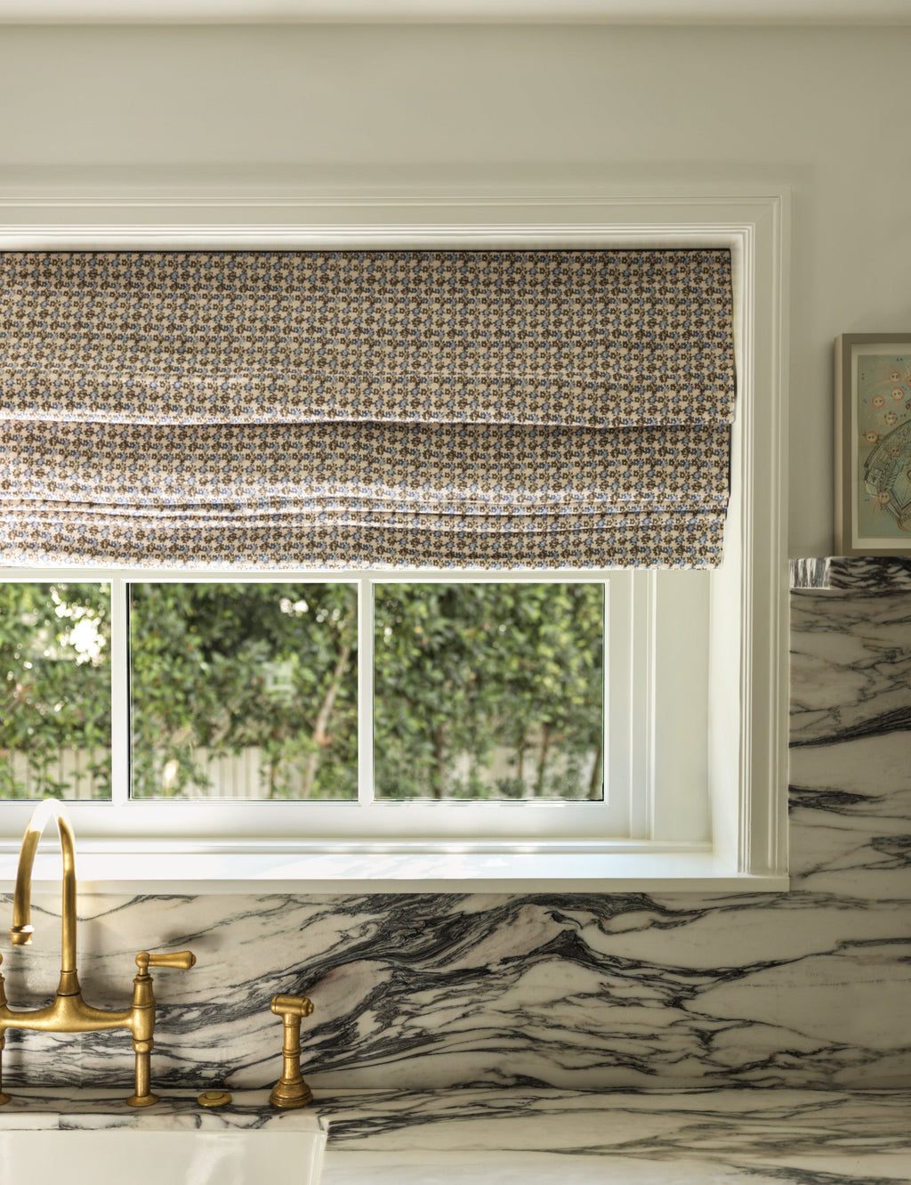 Lulu and Georgia - Haris Linen Roman Shade by Heidi Caillier