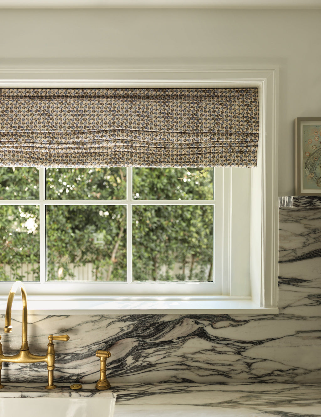 Lulu and Georgia - Haris Linen Roman Shade by Heidi Caillier