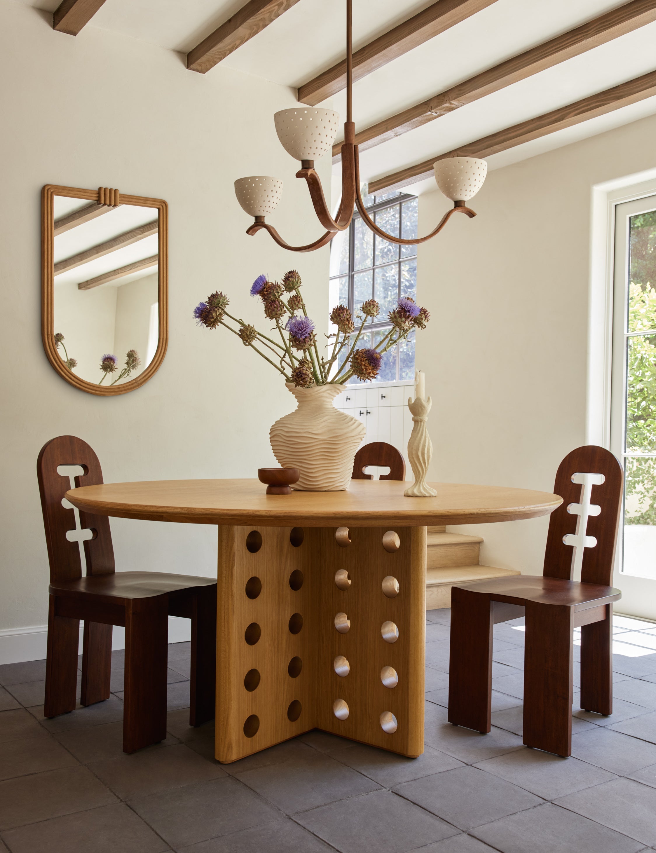 Lulu and Georgia - Reika Round Dining Table by Sarah Sherman Samuel