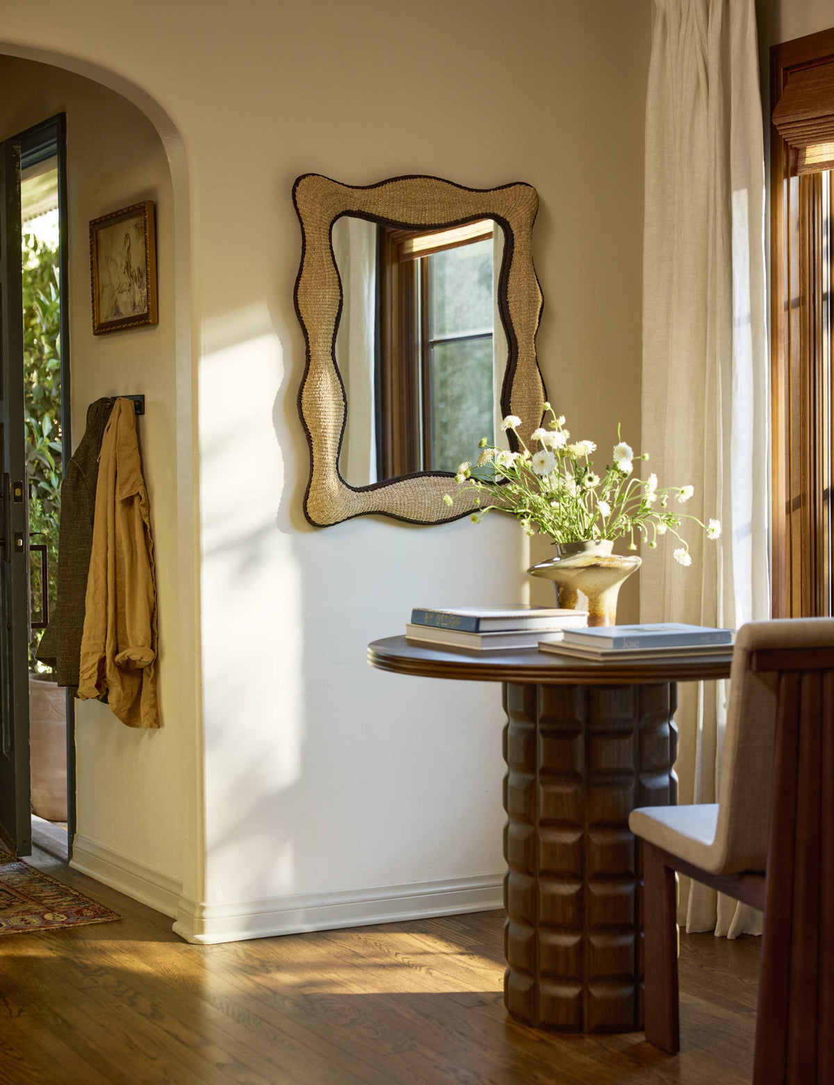 Lulu and Georgia - Jacaranda Mirror by Elan Byrd