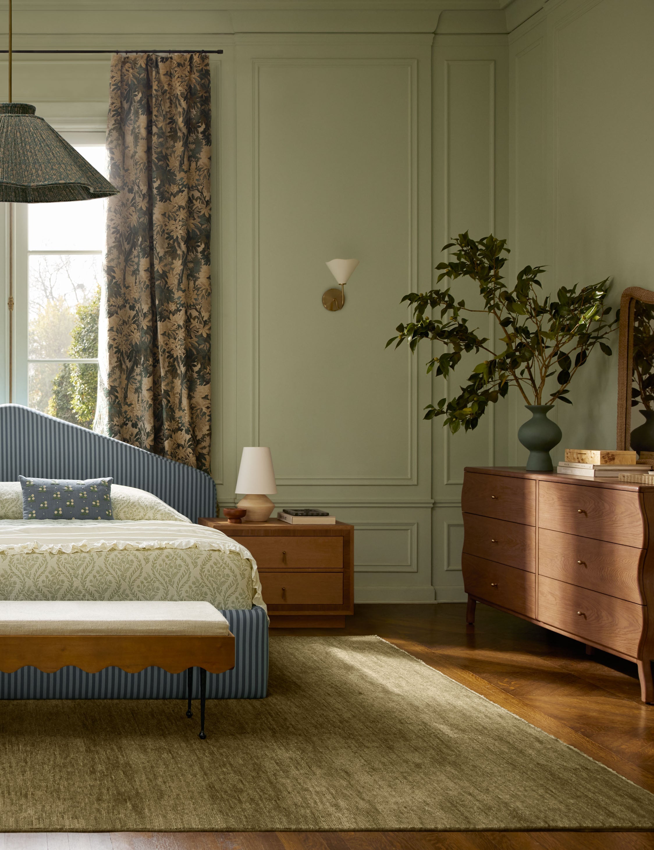 Lulu and Georgia - Open Box: Lasya 6 - Drawer Dresser, Cool Brown