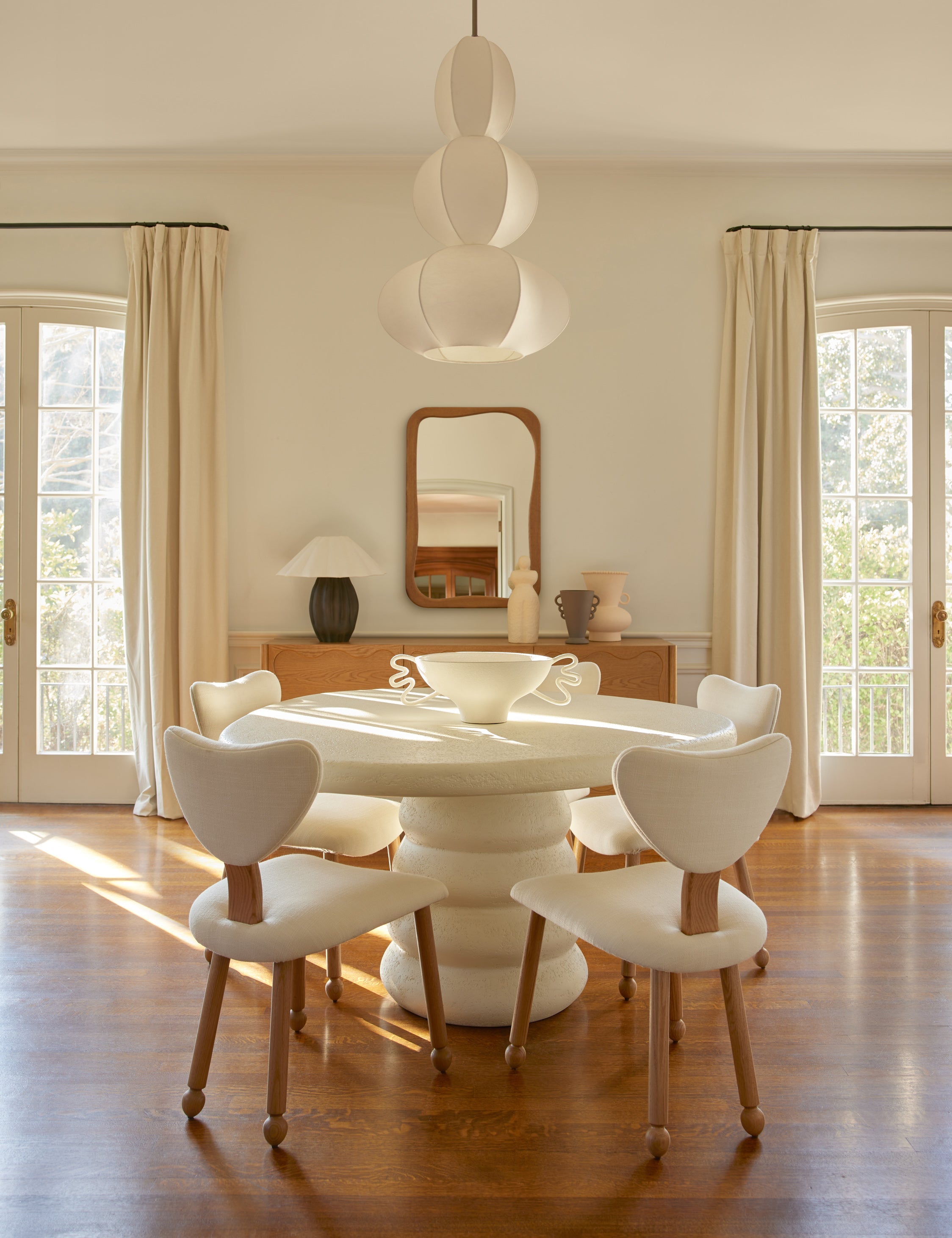 Lulu and Georgia - Hannu Indoor / Outdoor Round Dining Table by Aimee Song