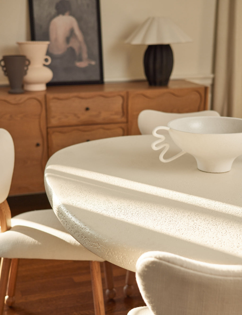 Lulu and Georgia - Hannu Indoor / Outdoor Round Dining Table by Aimee Song