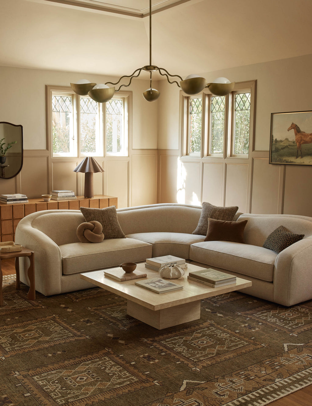 Lulu and Georgia - Antiqued Horse II Wall Art