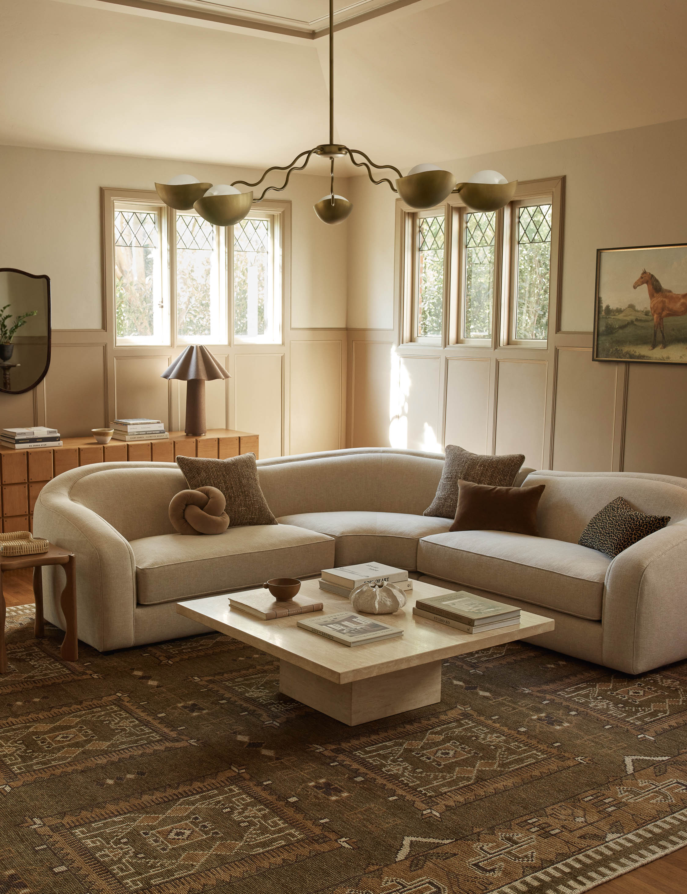 Lulu and Georgia - Antiqued Horse II Wall Art