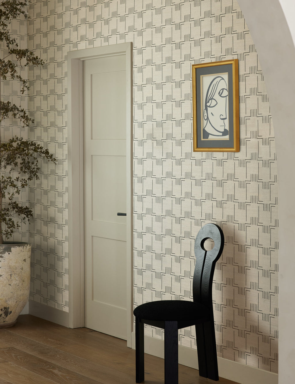 Lulu and Georgia - Mesa Grasscloth Wallpaper by Élan Byrd
