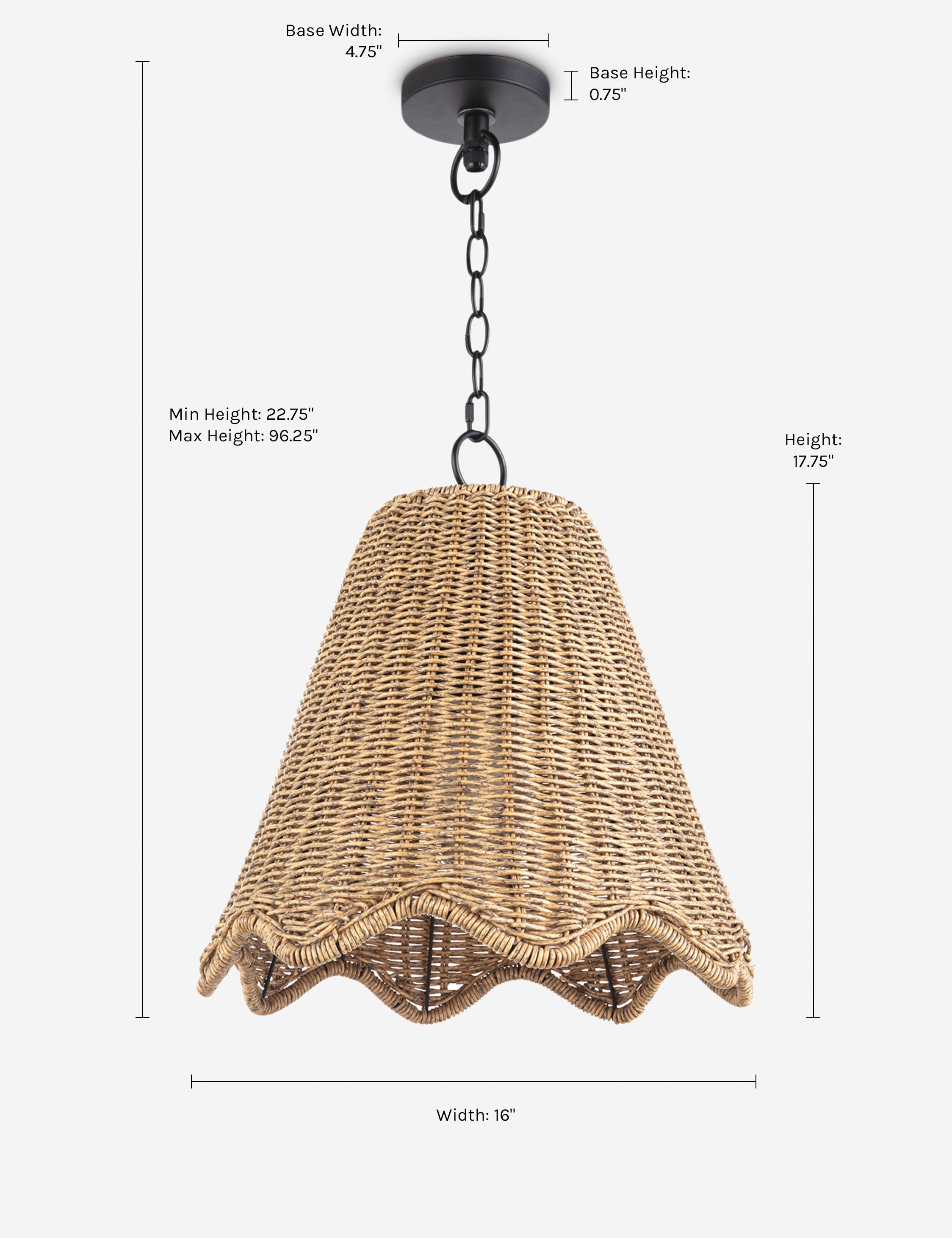 Lulu and Georgia - Summer Outdoor Pendant Light by Regina Andrew