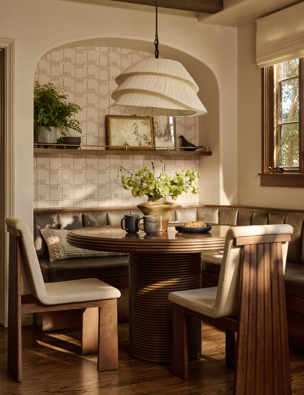 Lulu and Georgia - Brume Round Dining Table by Élan Byrd
