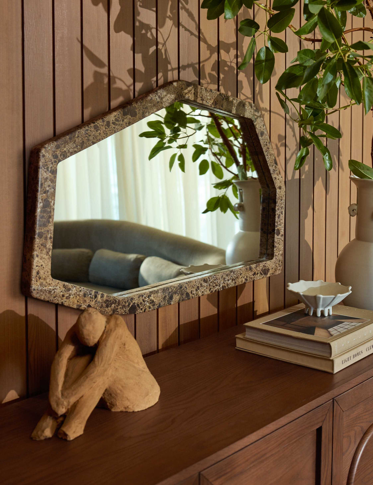 Lulu and Georgia - Marmori Mirror by Sarah Sherman Samuel