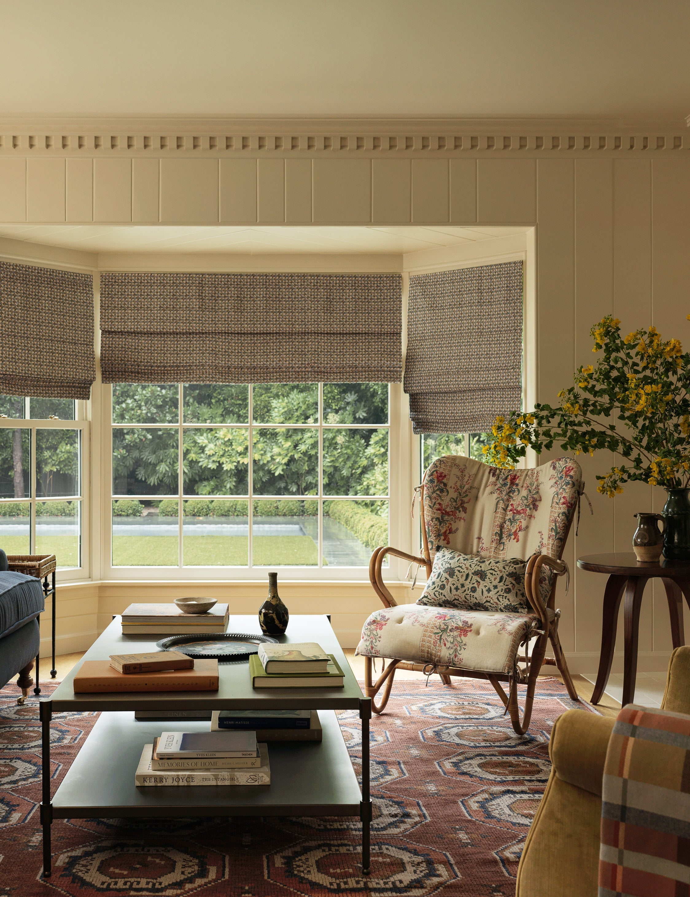 Lulu and Georgia - Haris Linen Roman Shade by Heidi Caillier