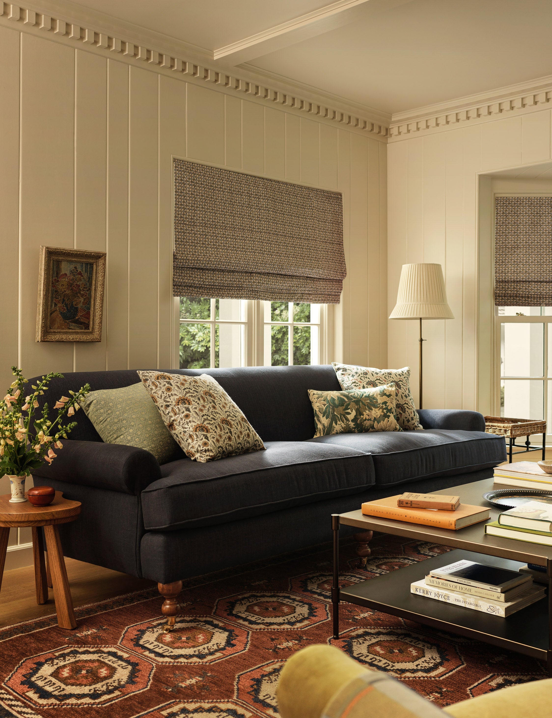Lulu and Georgia - Haris Linen Roman Shade by Heidi Caillier