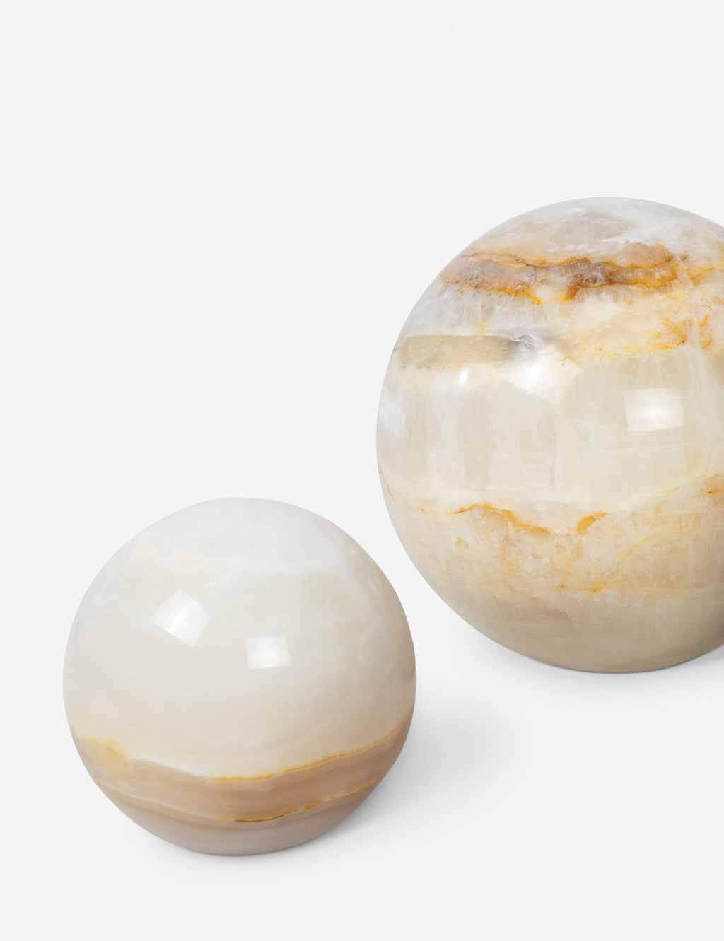 Lulu and Georgia - Jade Sphere Objects (Set of 3) by Regina Andrew