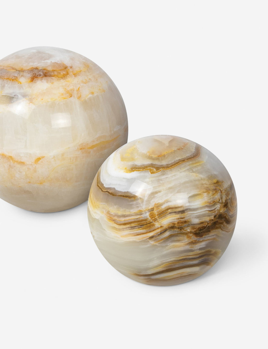 Lulu and Georgia - Jade Sphere Objects (Set of 3) by Regina Andrew