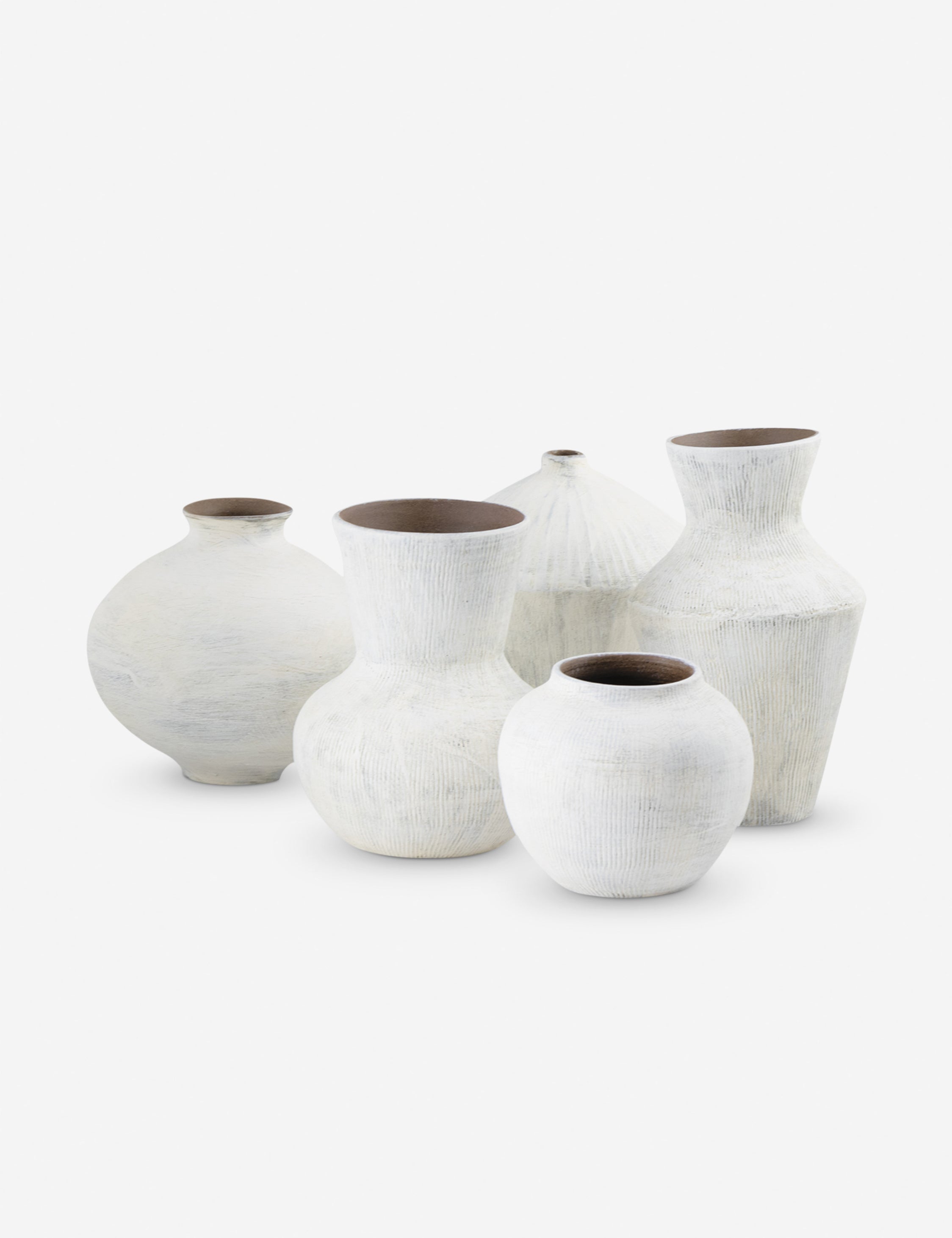 Lulu and Georgia - Noor Ceramic Vases (Set of 5) by Regina Andrew