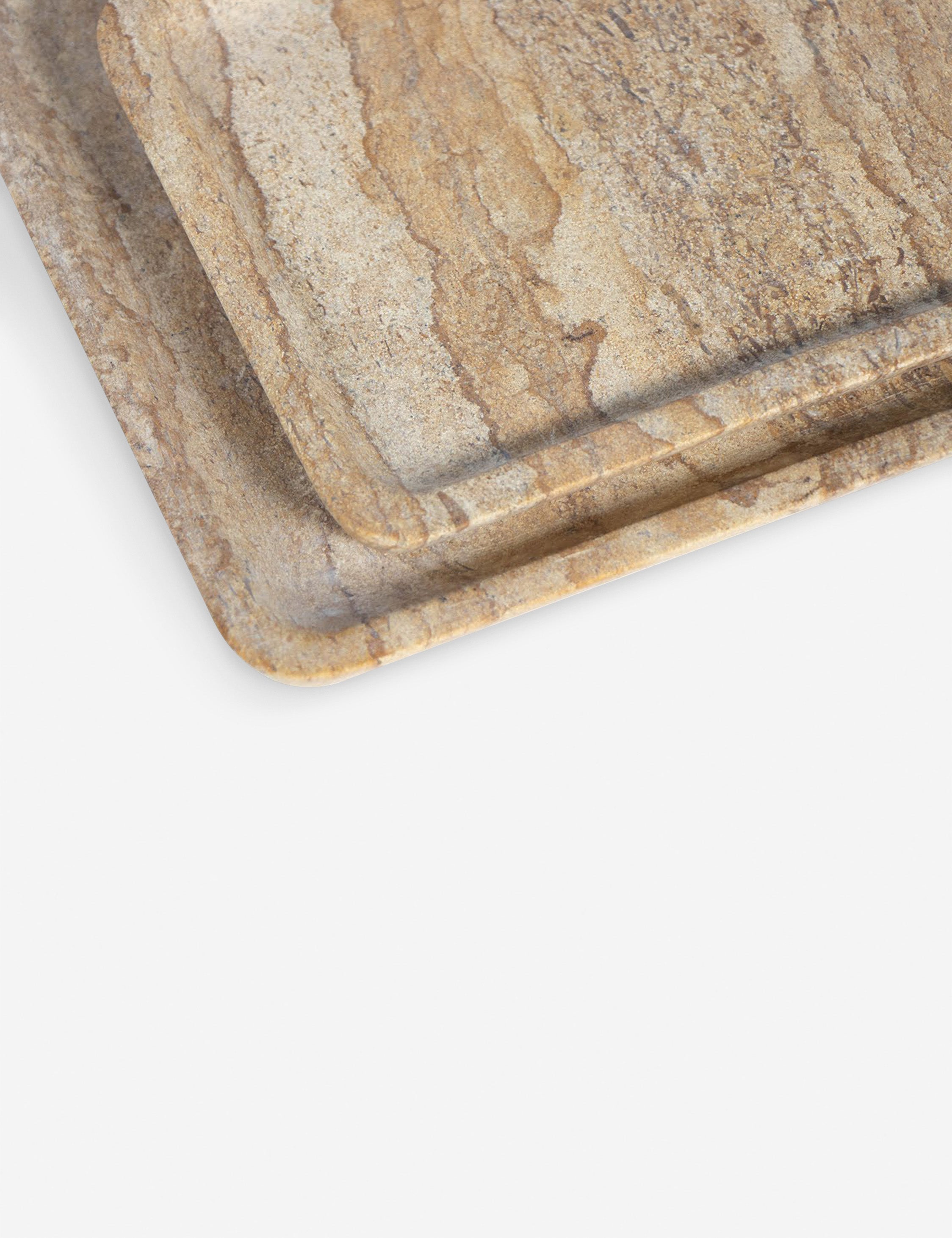 Lulu and Georgia - Sutton Marble Trays (Set of 2) by Regina Andrew