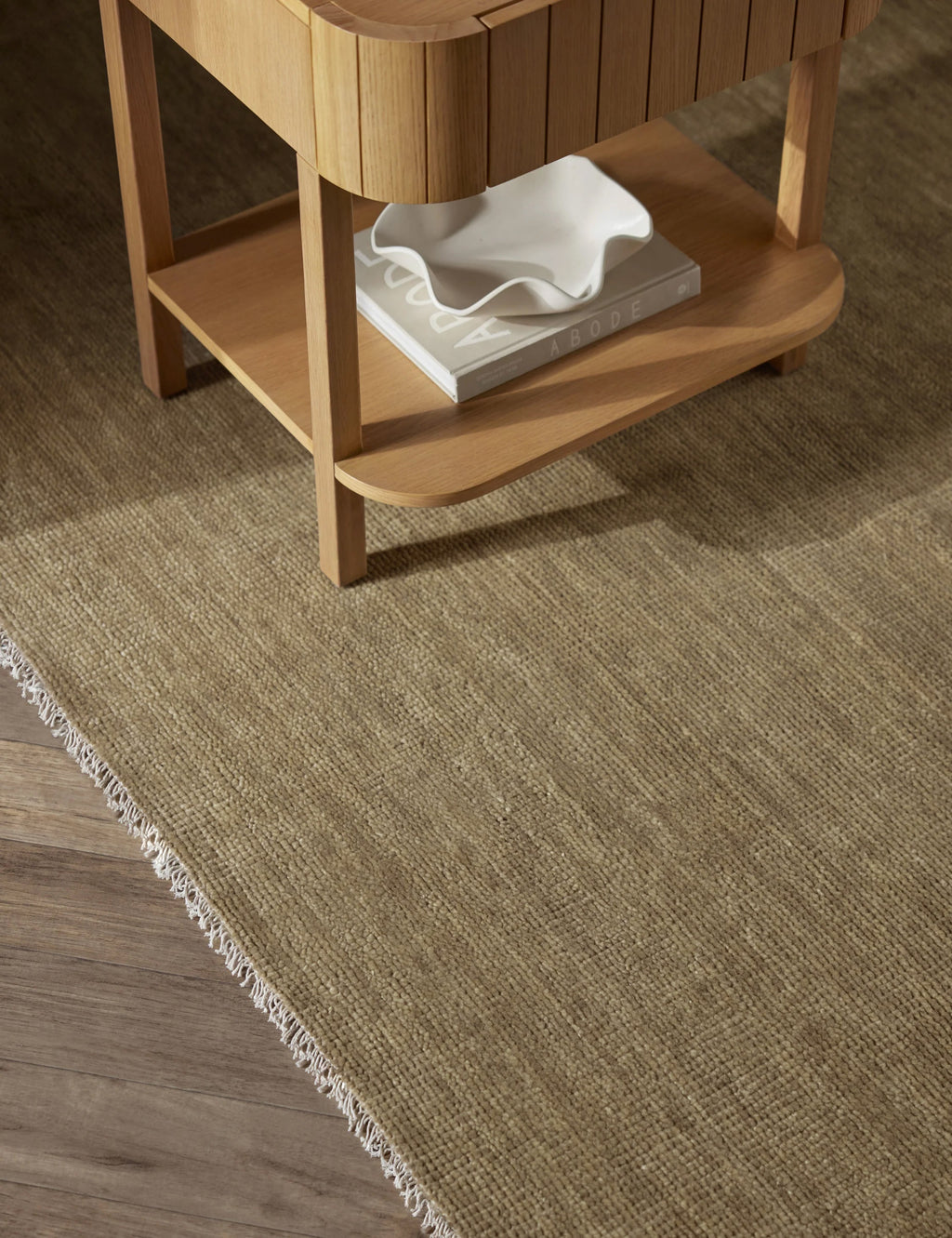 Lulu and Georgia - Open Box: Heritage Rug, Moss Gray 9' x 12'