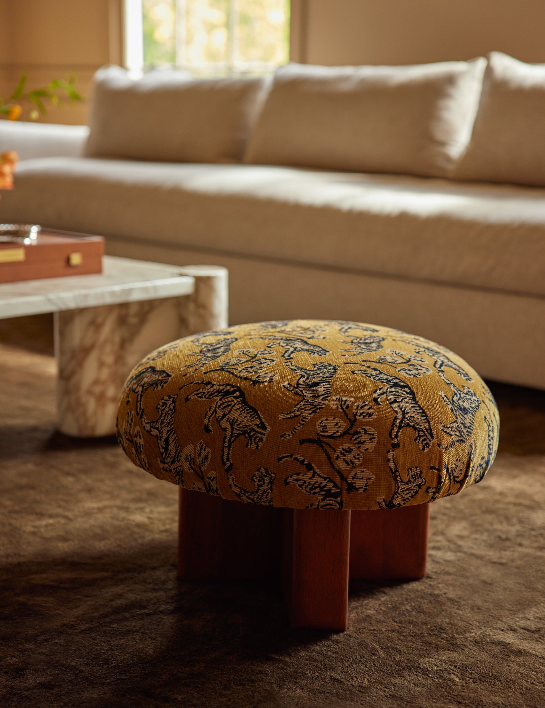 Lulu and Georgia - Dashell Ottoman by Sarah Sherman Samuel