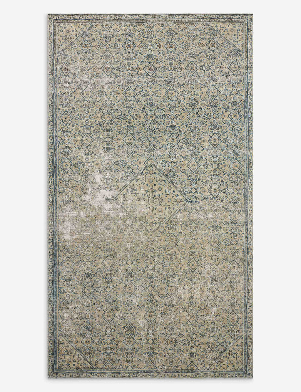Lulu and Georgia - Vintage Turkish Hand - Knotted Wool Rug No. 609, 6' x 10'6"
