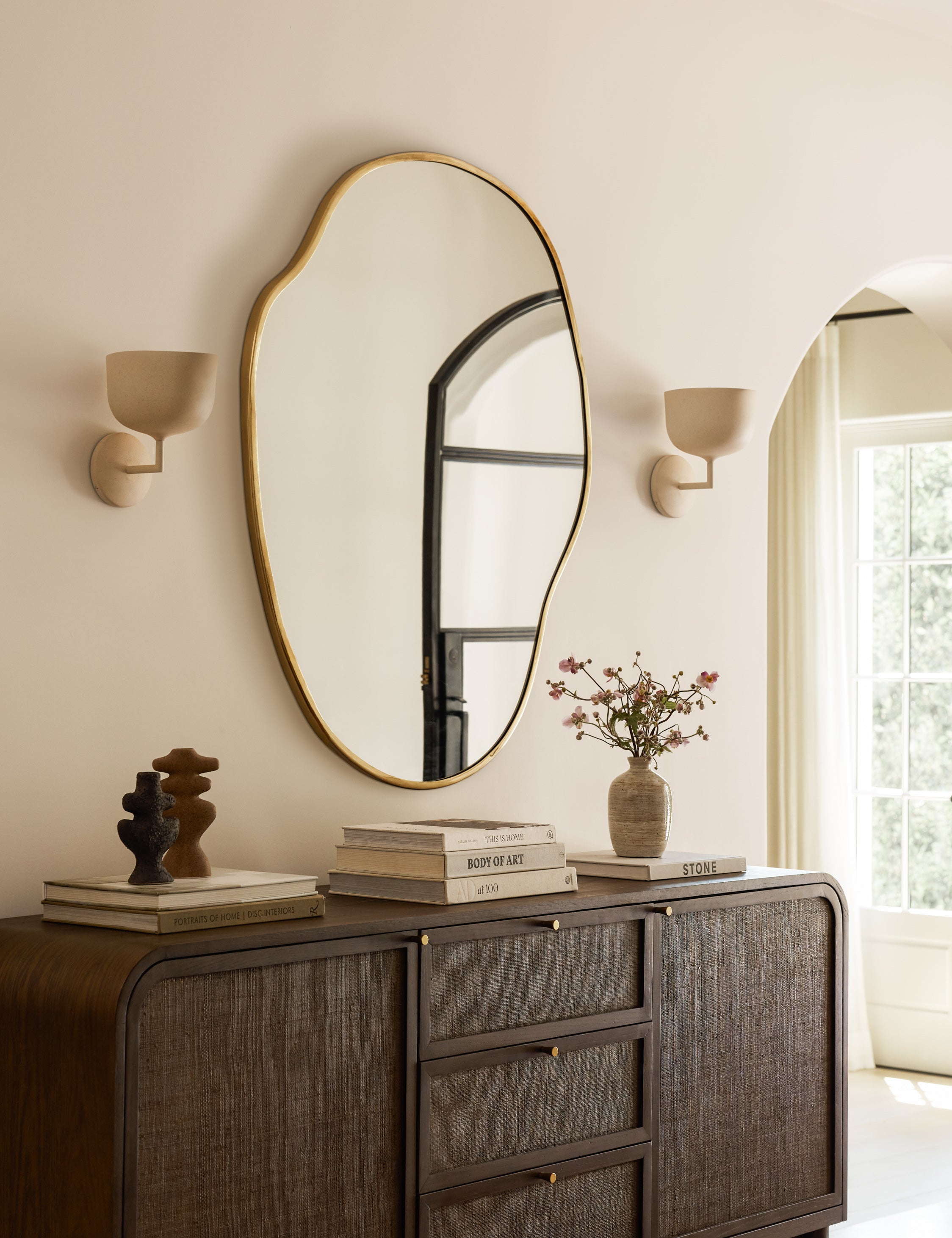 Lulu and Georgia - Puddle Mirror by Sarah Sherman Samuel