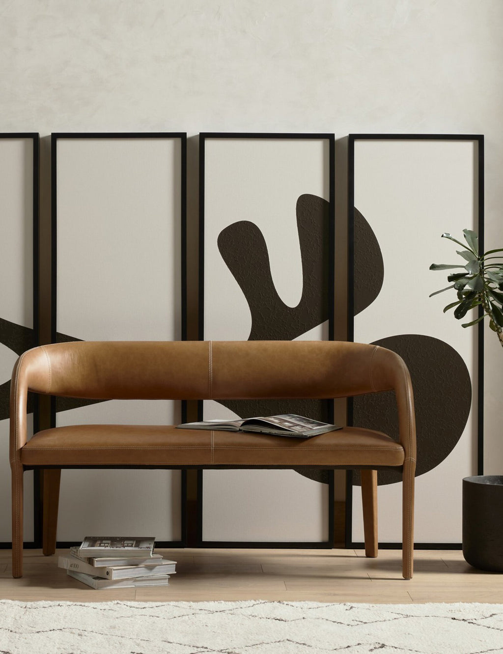 Lulu and Georgia - Organic Shape I Wall Art (Set of 5) by FHAS Inhouse