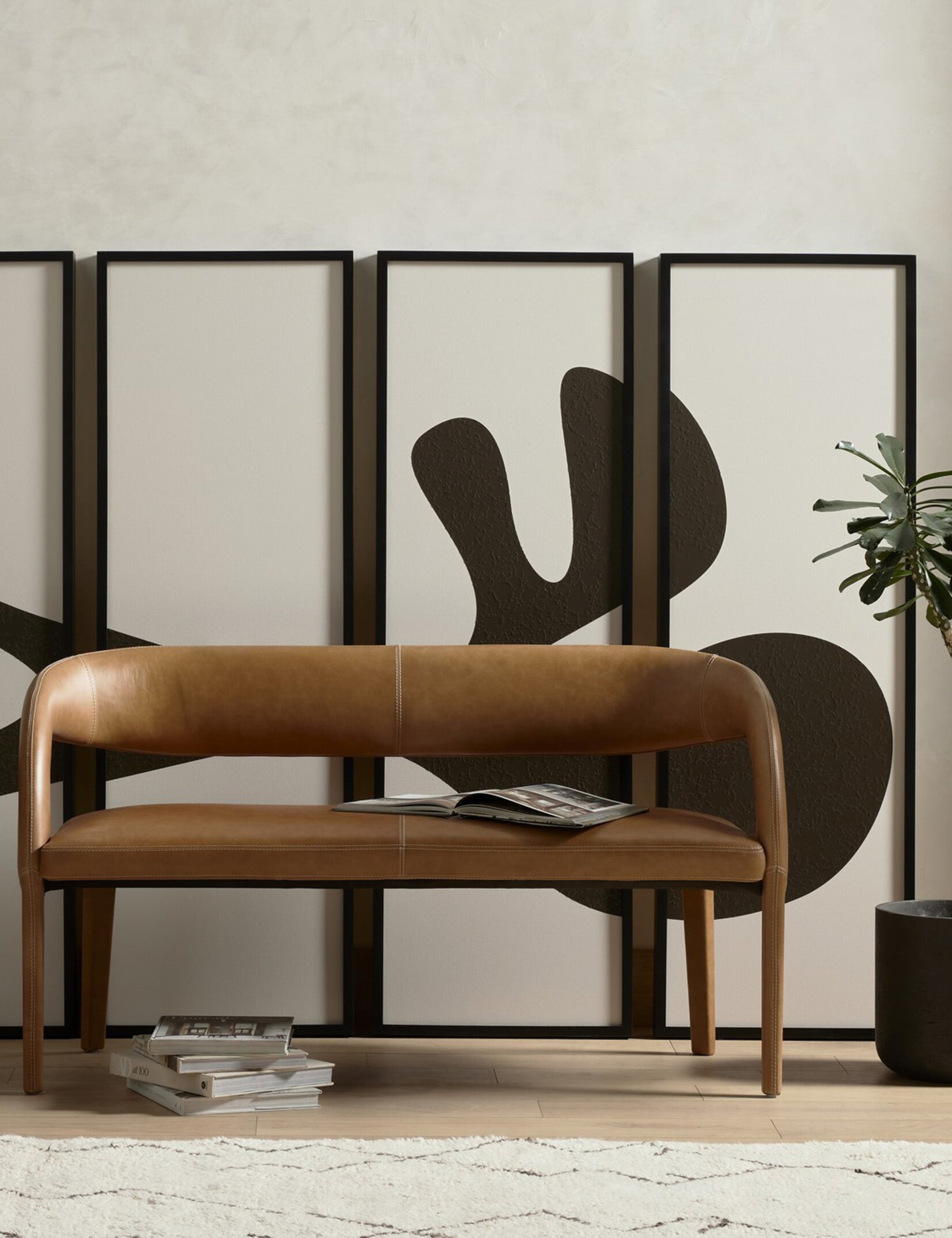 Lulu and Georgia - Organic Shape I Wall Art (Set of 5) by FHAS Inhouse