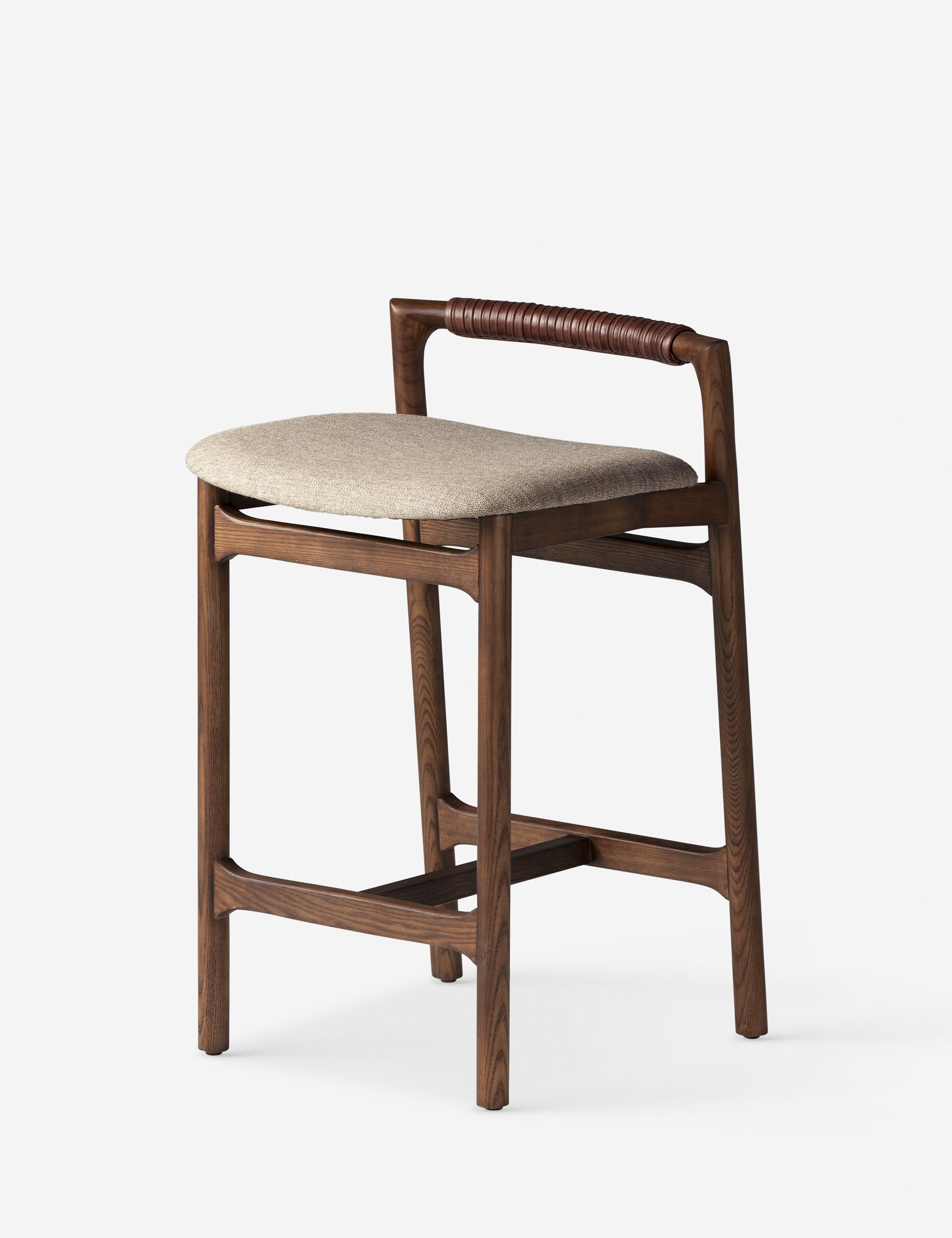 Lulu and Georgia - Open Box: Keeley Bar and Counter Stool, Brown Counter