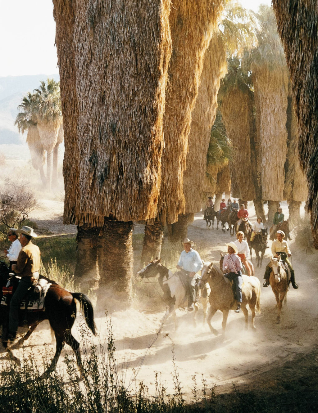 Lulu and Georgia - Palm Springs Riders Photography Print by Slim Aarons