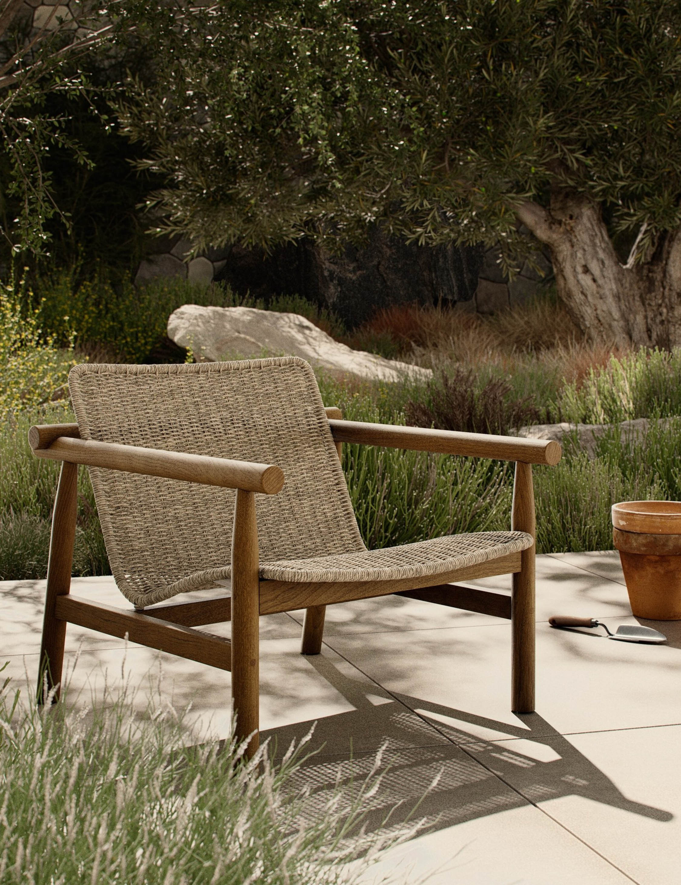 Lulu and Georgia - Dume Indoor / Outdoor Accent Chair by Amber Lewis x Four Hands