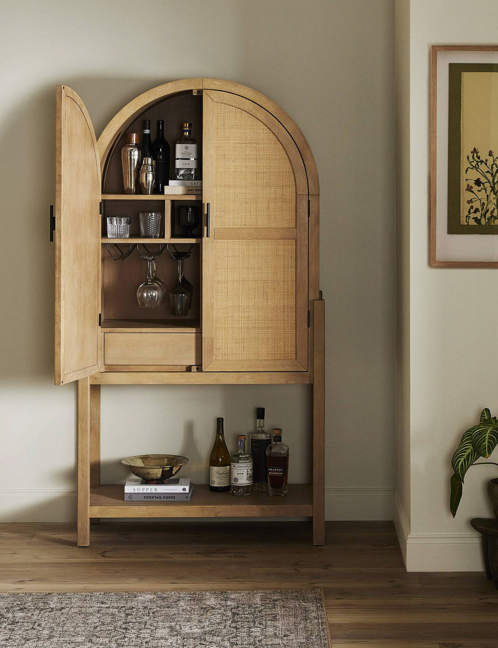 Lulu and Georgia - Philene Tall Bar Cabinet