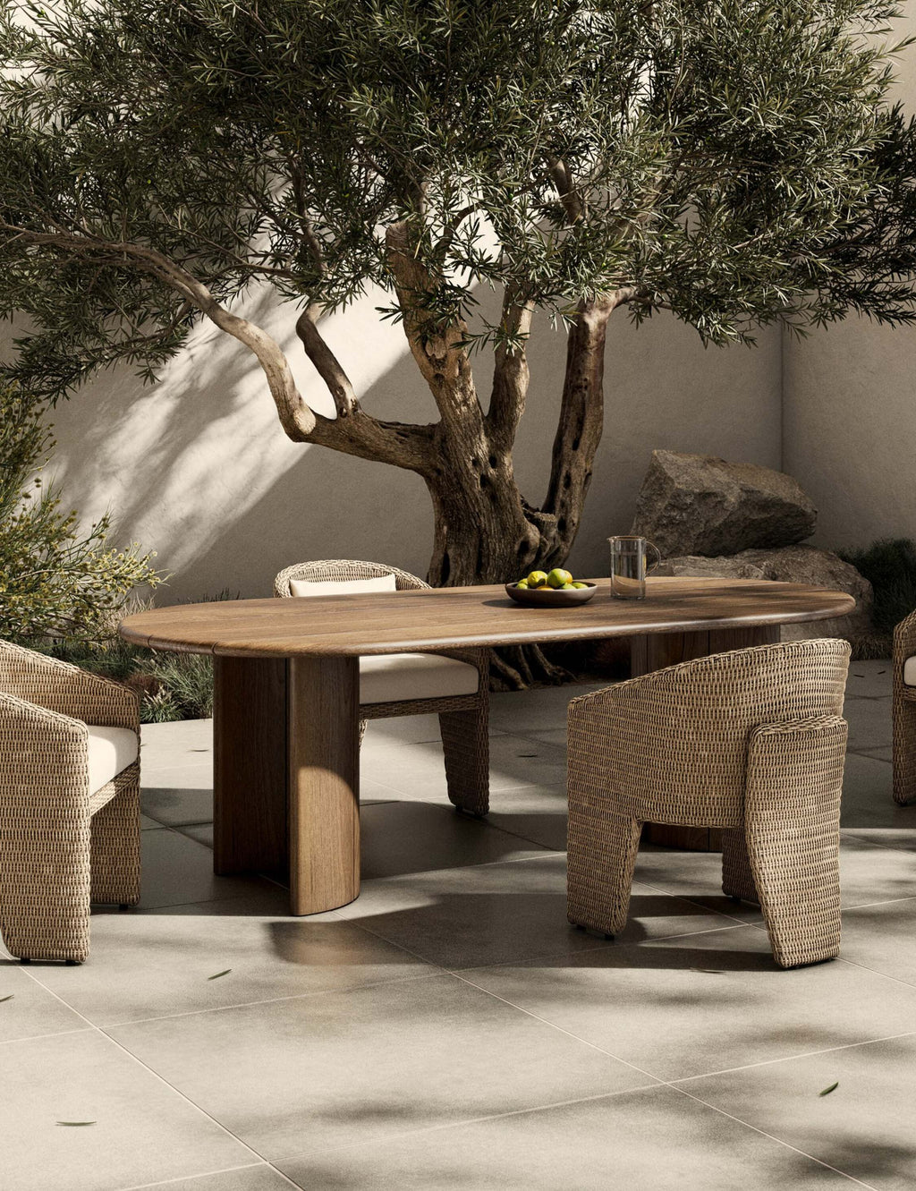 Lulu and Georgia - Gilda Outdoor Oval Dining Table