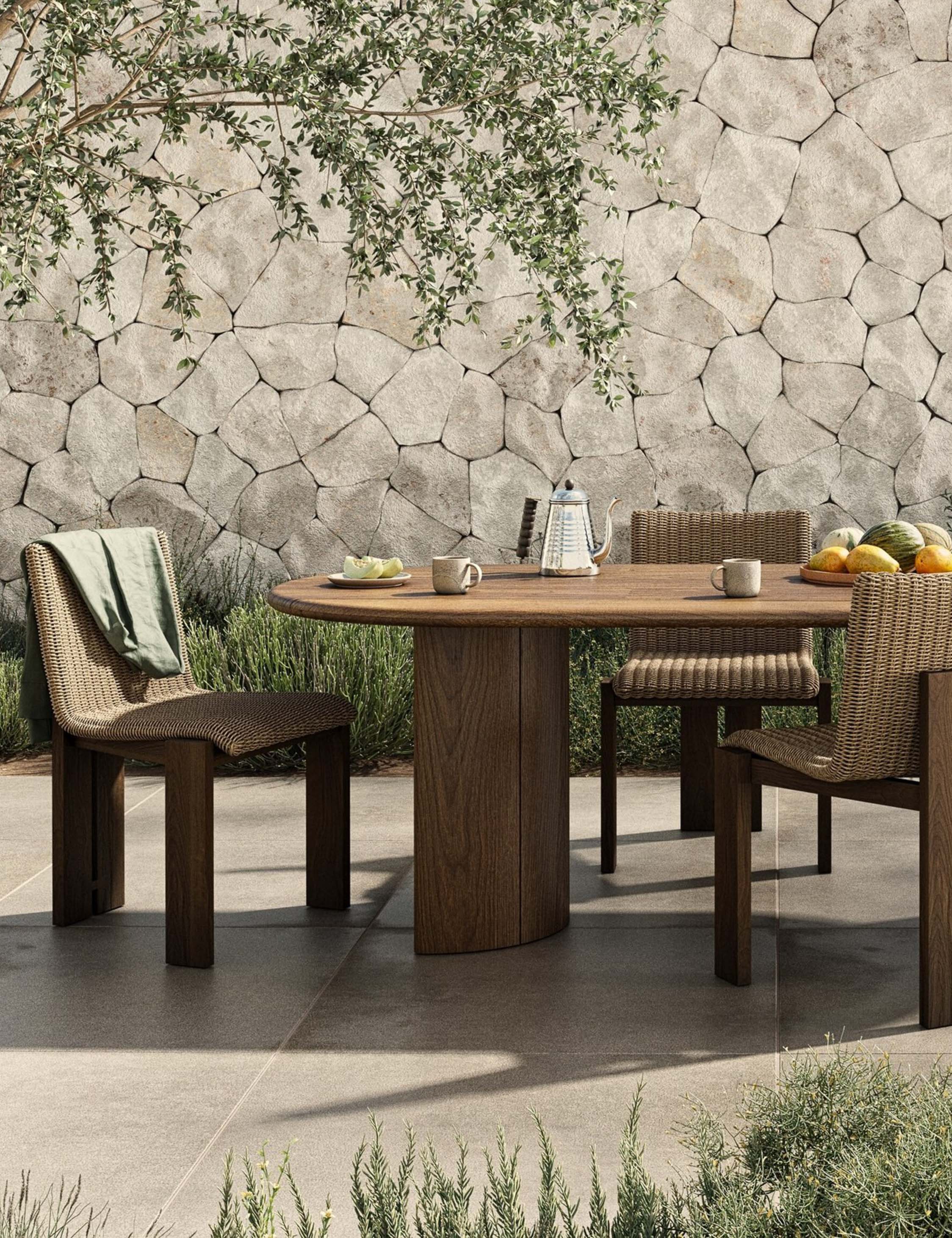 Lulu and Georgia - Gilda Outdoor Oval Dining Table